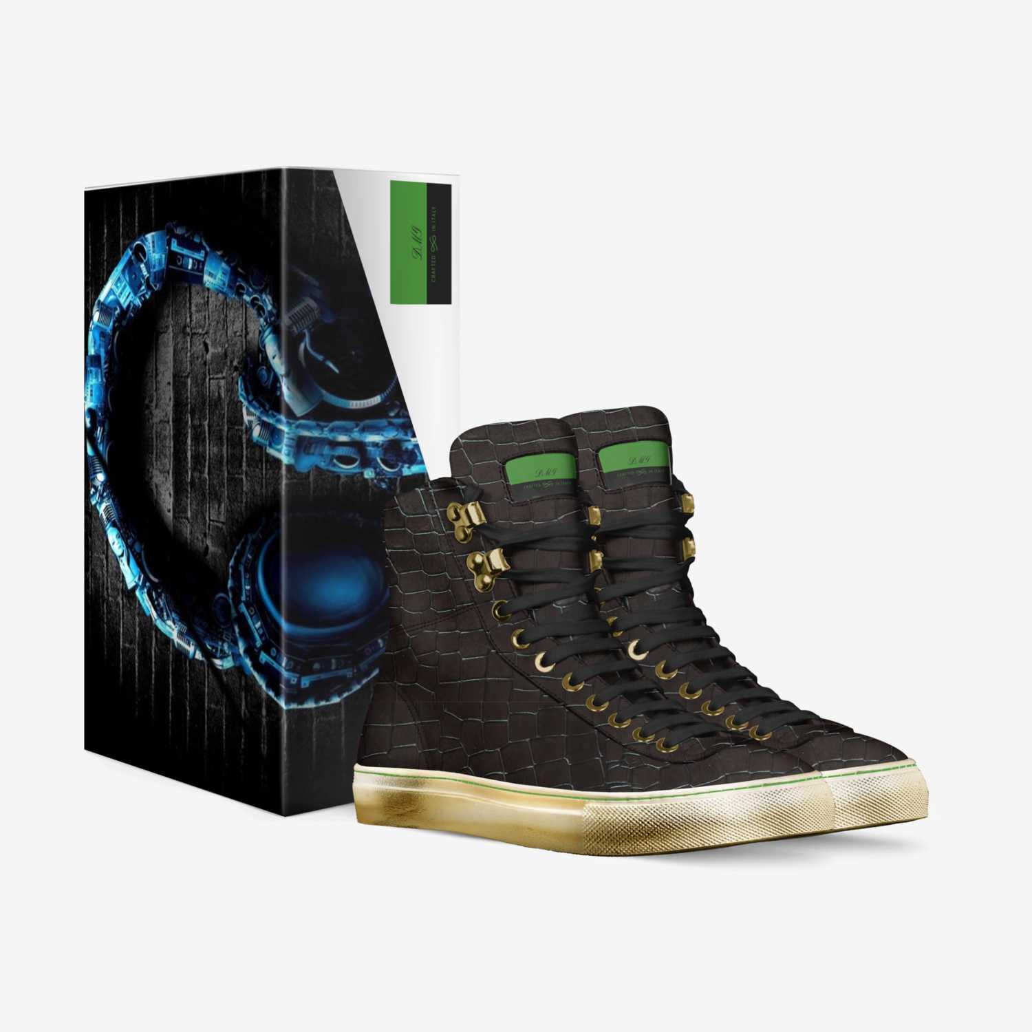 DMG custom made in Italy shoes by Darnell Garcia | Box view