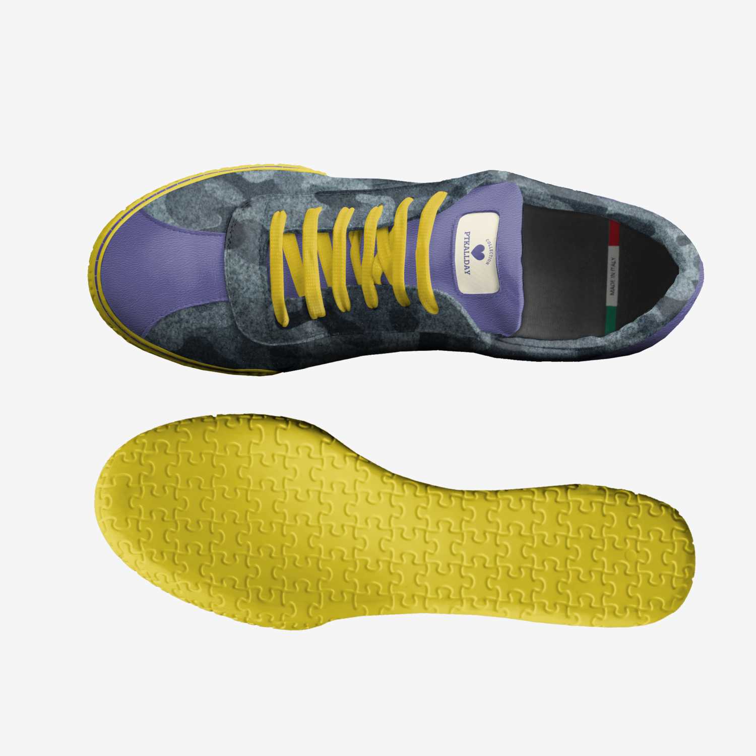 PTKALLDAY custom made in Italy shoes by Charmaine Betty-singleton | Top view
