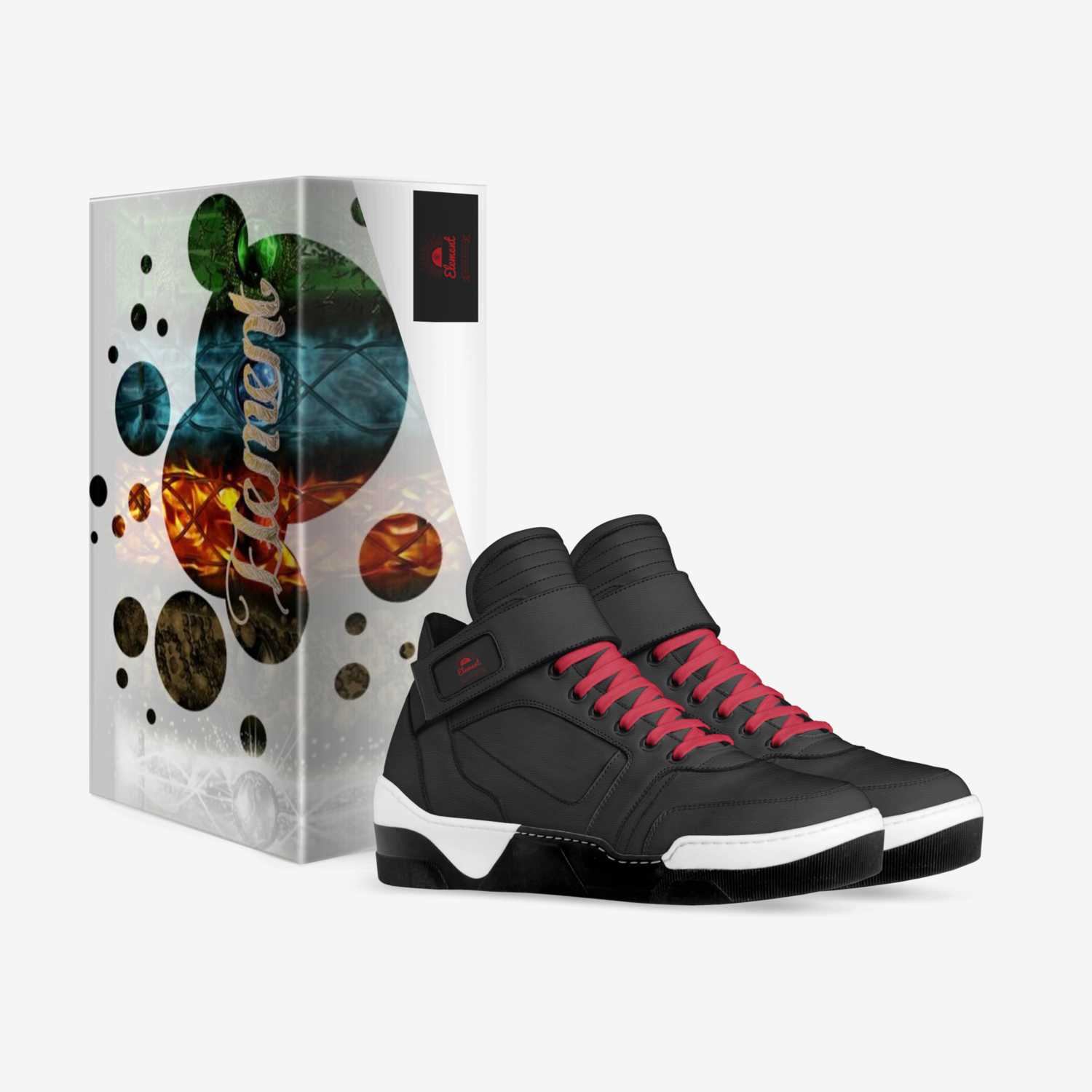 elements custom made in Italy shoes by Lashanna Banks | Box view
