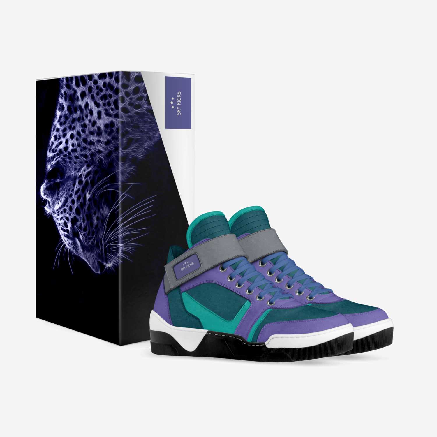 Sky Kicks custom made in Italy shoes by Skylar Justice | Box view