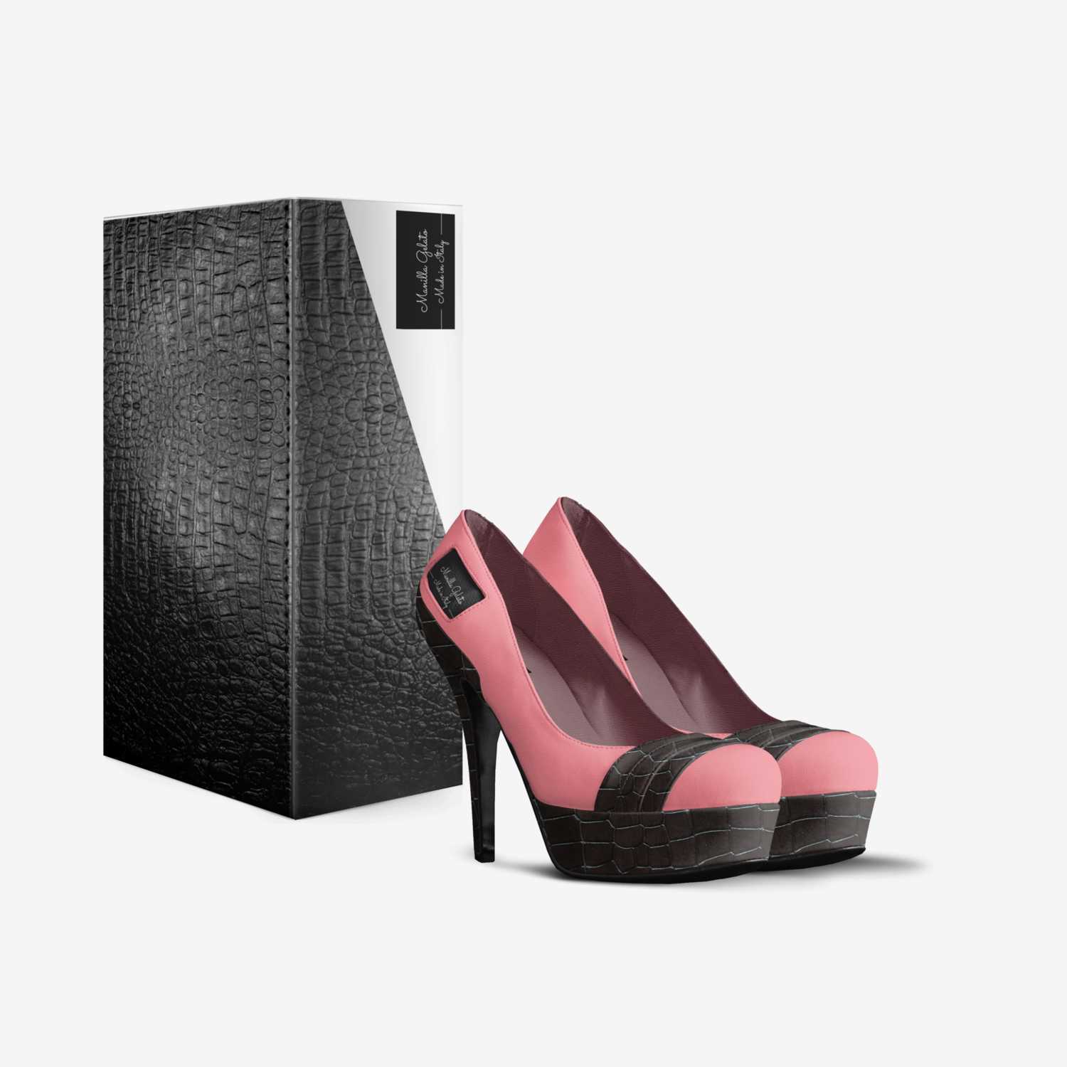 Manilla Gelato custom made in Italy shoes by Amanda Magistro | Box view
