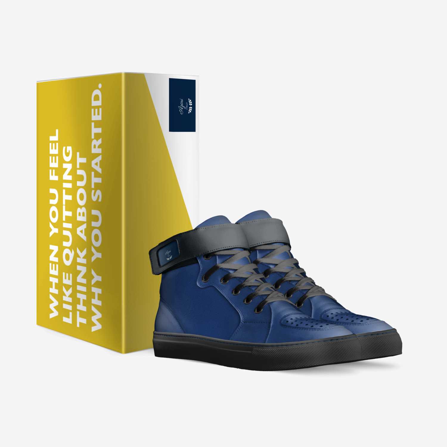 Azari  custom made in Italy shoes by Quinteze Vetaw | Box view