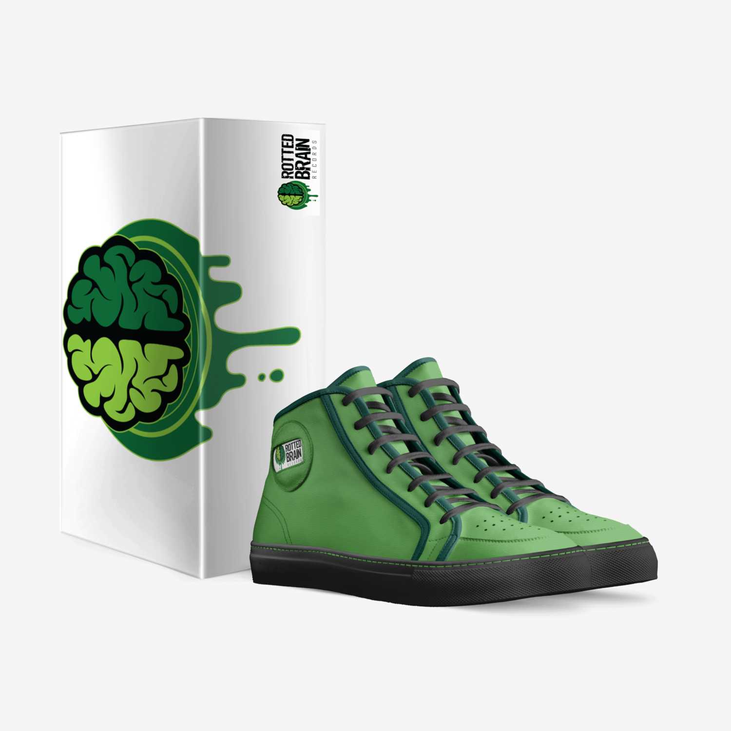 RottedBrainRecords custom made in Italy shoes by David Taylor | Box view