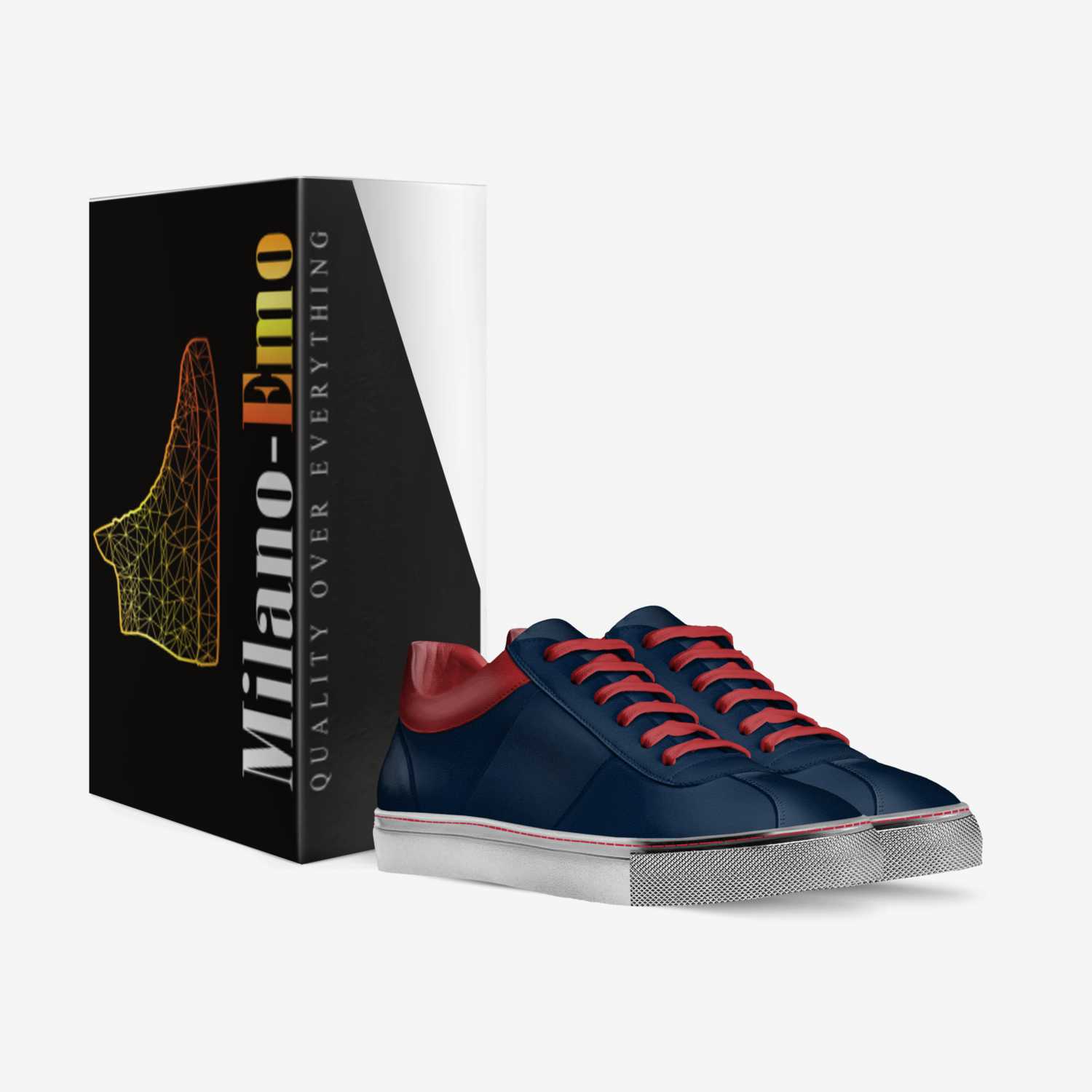 Emo custom made in Italy shoes by Morris Scales | Box view