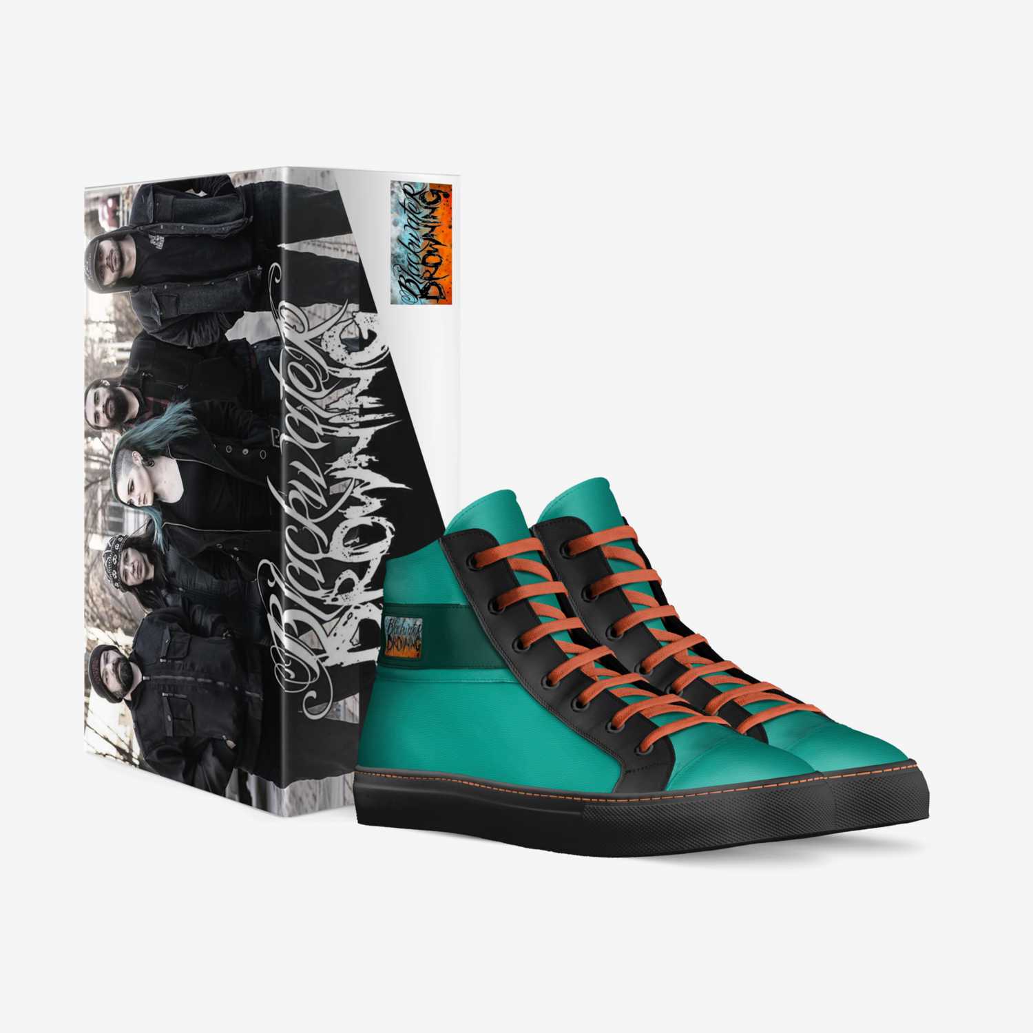 BlackWaterDrowning custom made in Italy shoes by David Taylor | Box view