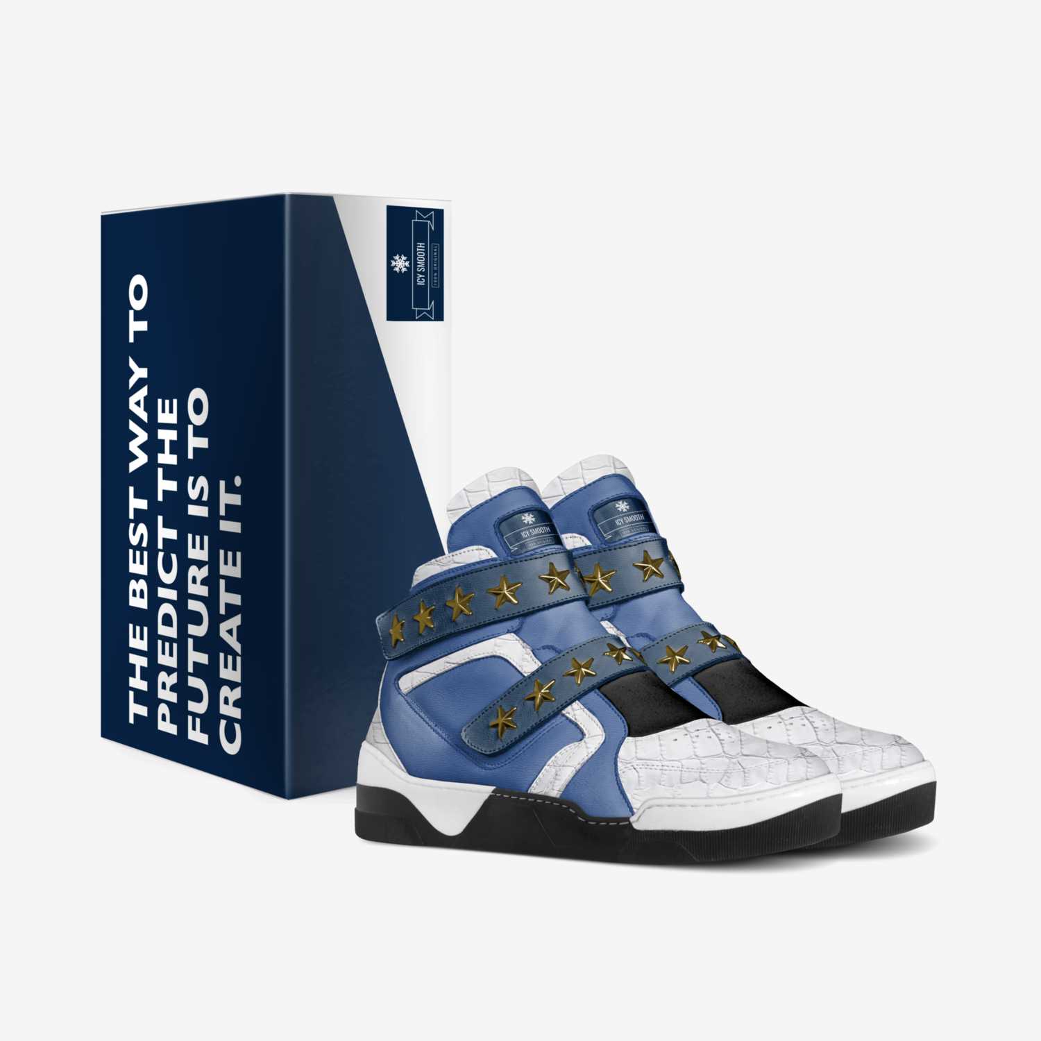 ICY SMOOTH custom made in Italy shoes by Steven Kite Jr | Box view
