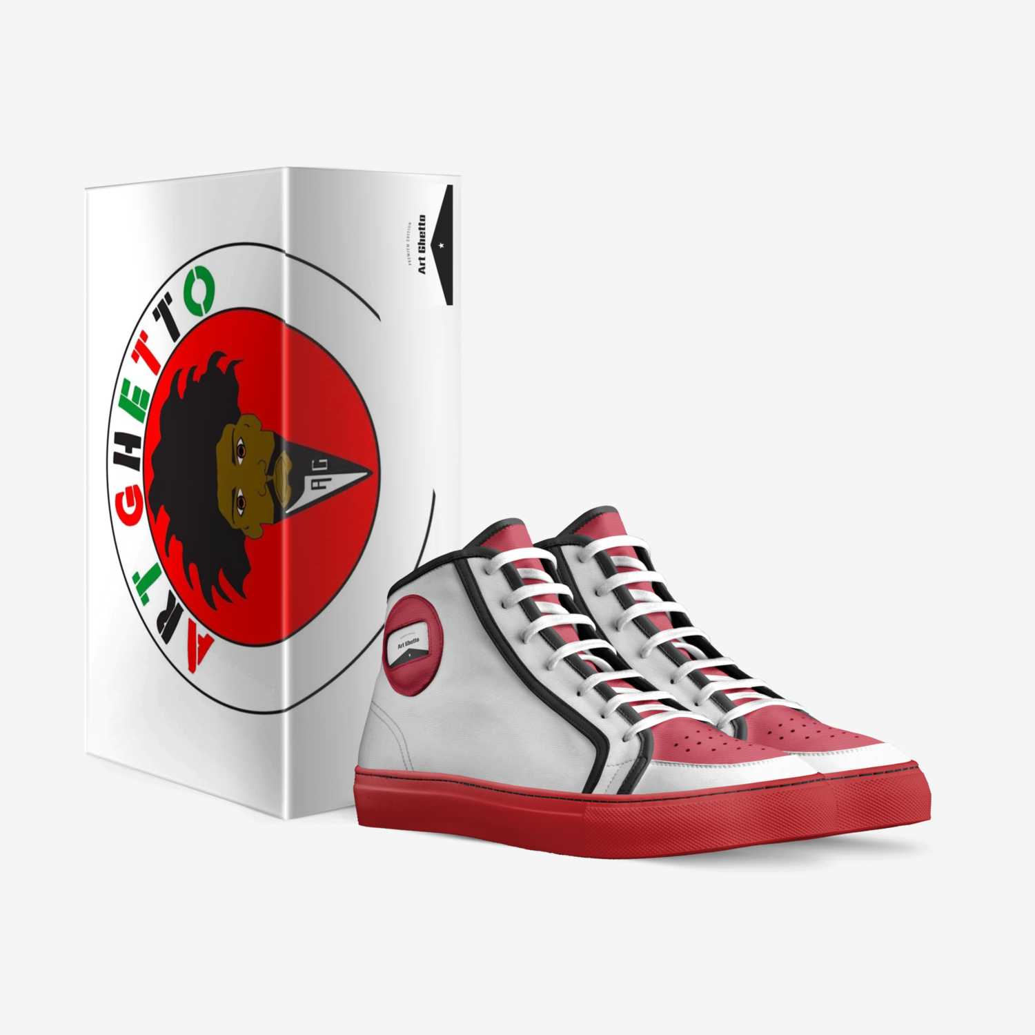 Art Ghetto custom made in Italy shoes by Christopher Buchanan El | Box view