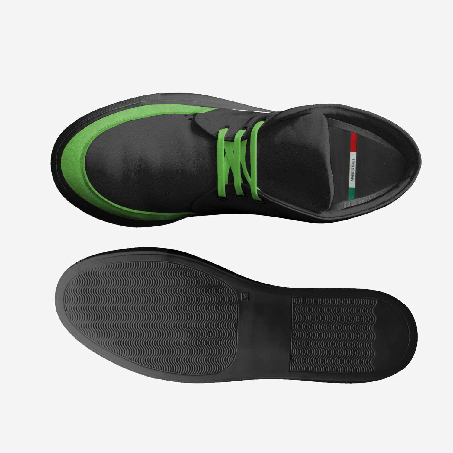 OG Zonka  custom made in Italy shoes by Chris Martin | Top view