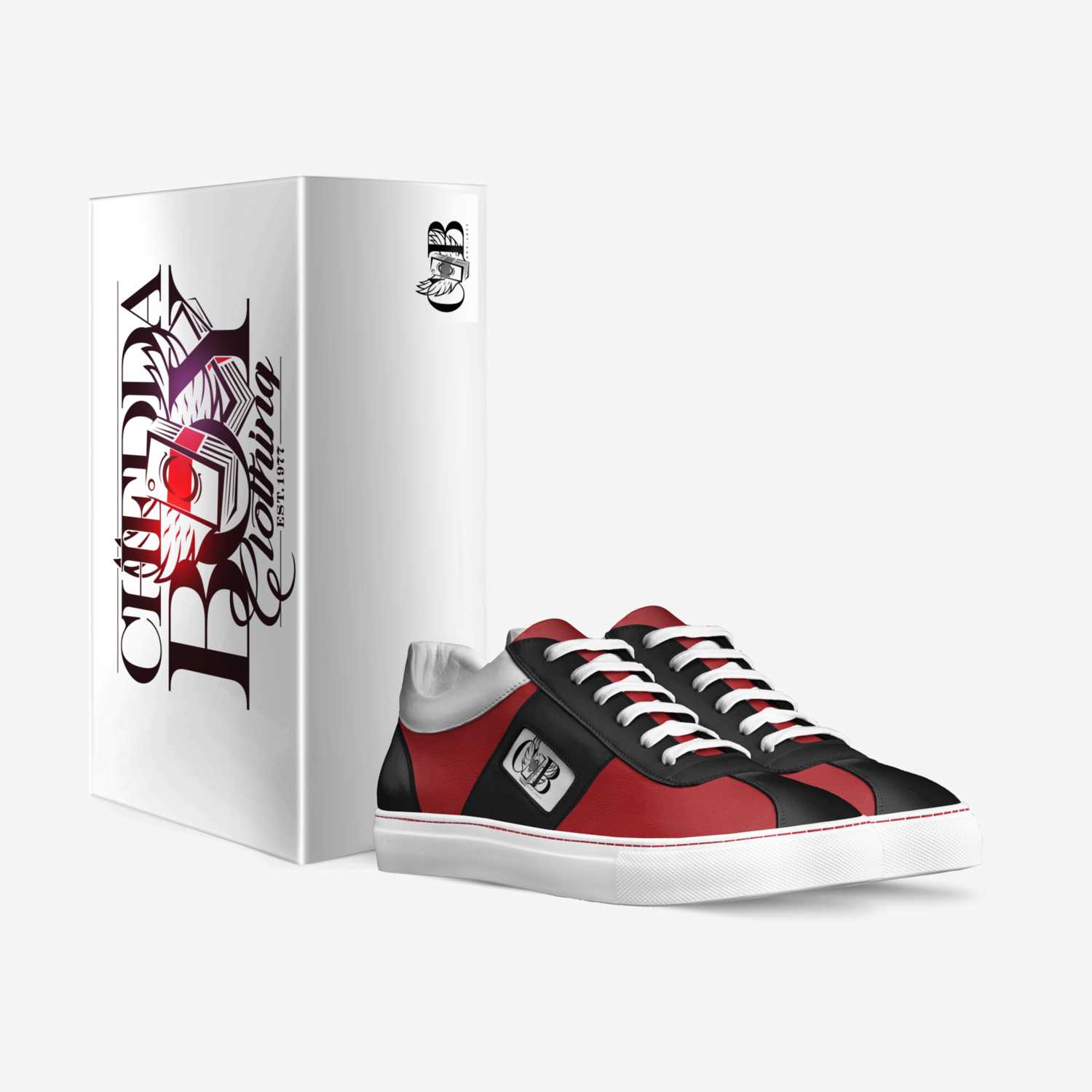 Sneaks custom made in Italy shoes by Lamar Cumby | Box view