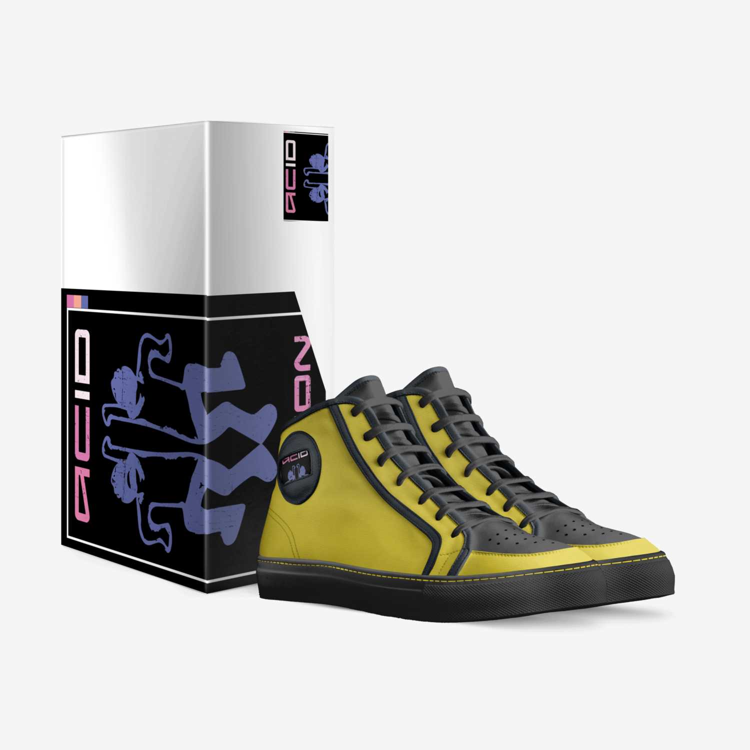 ACiD NATiON custom made in Italy shoes by Phuture Jones | Box view
