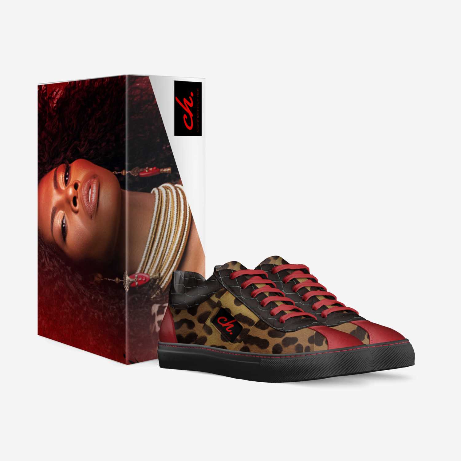 Confidently Her custom made in Italy shoes by Roselinde Ngozi Dike | Box view