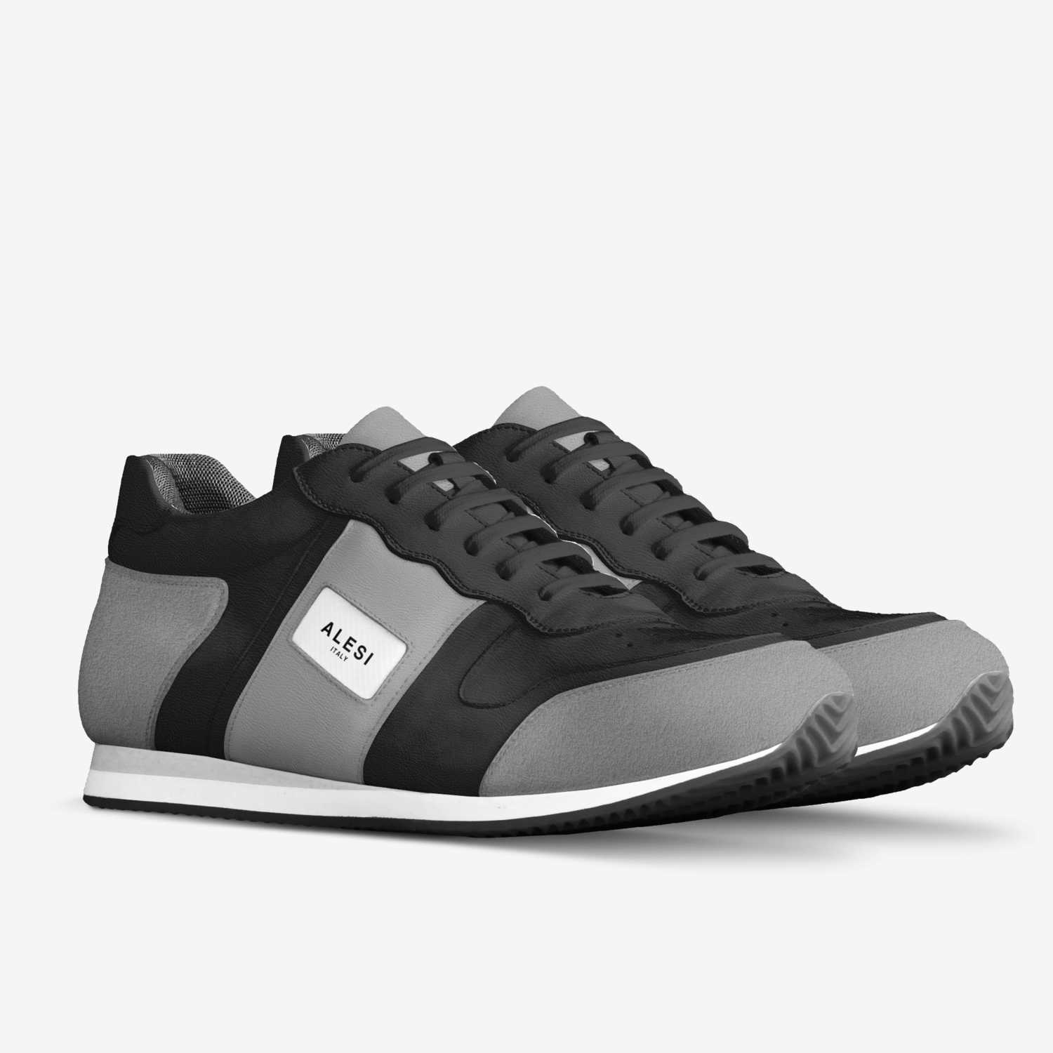ALESI RUNNER II custom made in Italy shoes by Lonanthony Parker | Double view