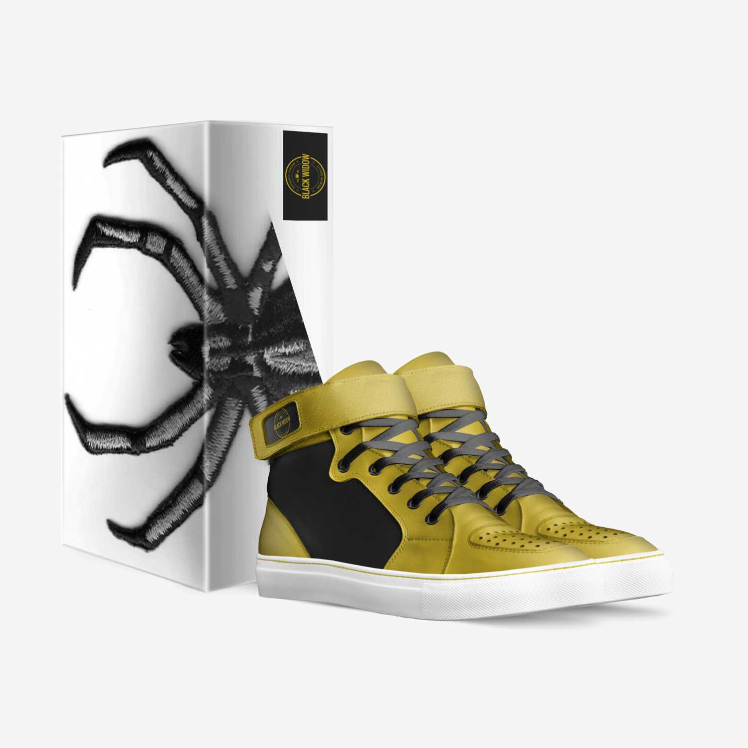 Black Widow custom made in Italy shoes by Lash Noks | Box view