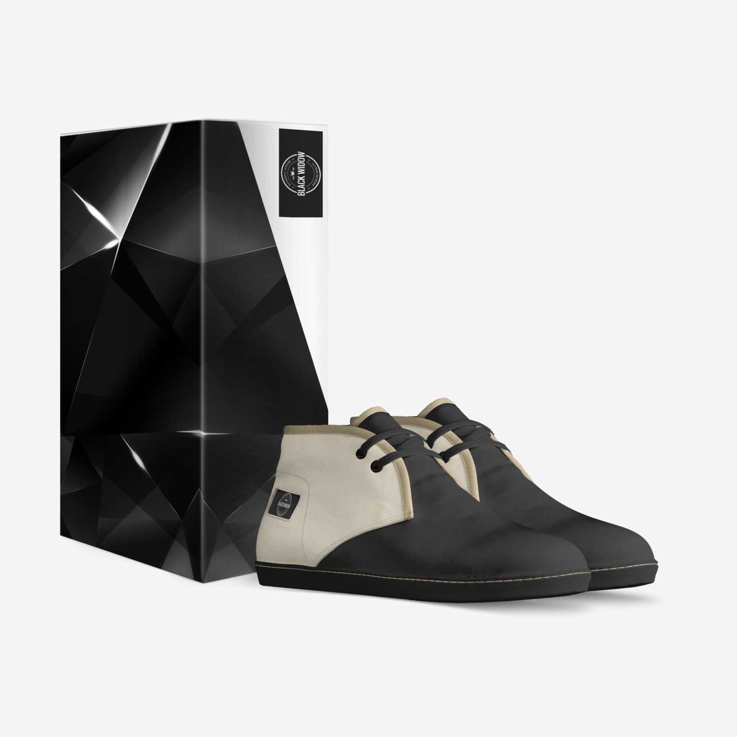 Black Widow custom made in Italy shoes by Lash Noks | Box view