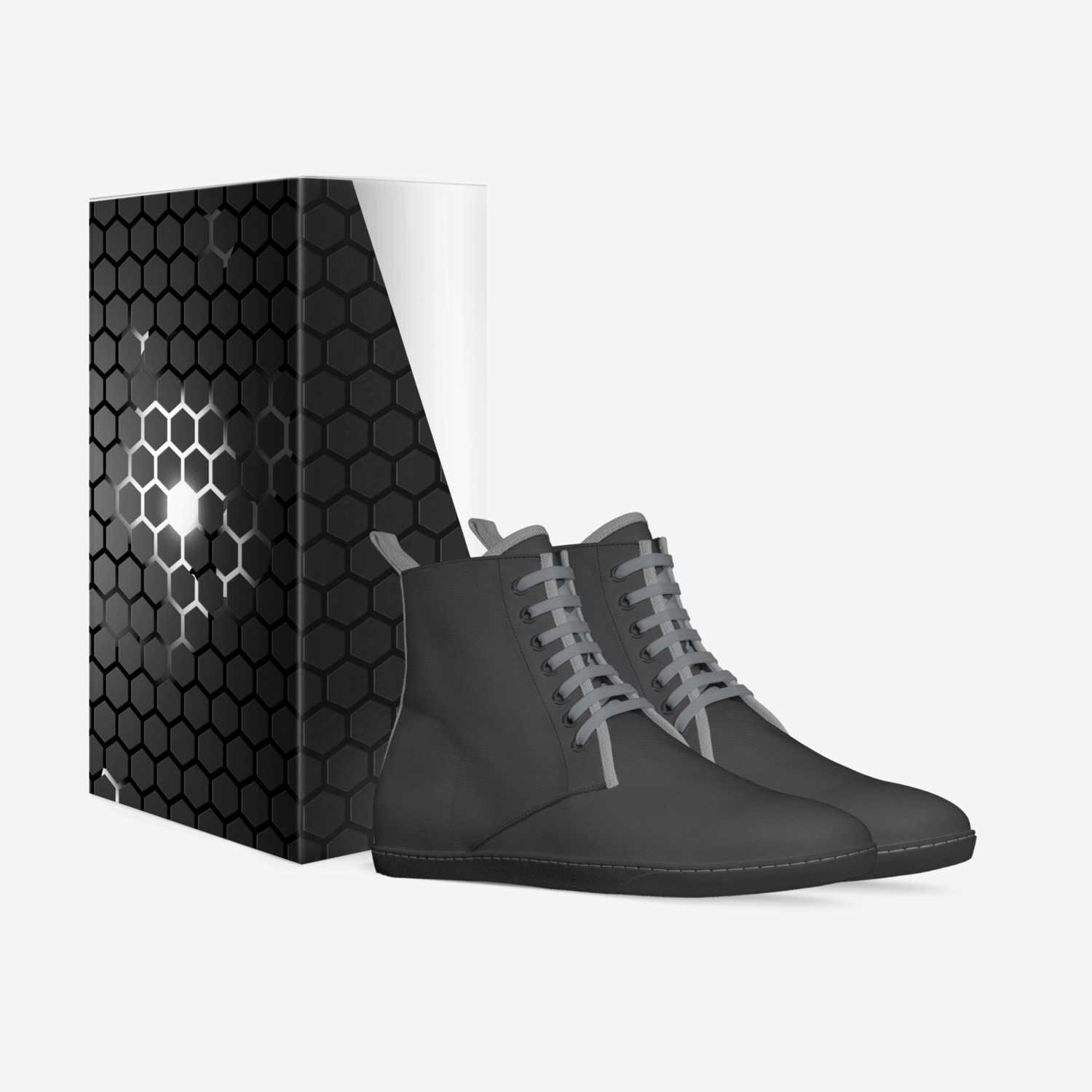 Cubic custom made in Italy shoes by Heinz Boller | Box view