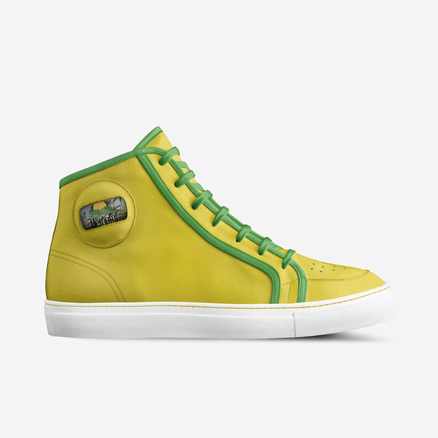 Hempful Farms 1 custom made in Italy shoes by Chris Martin | Side view