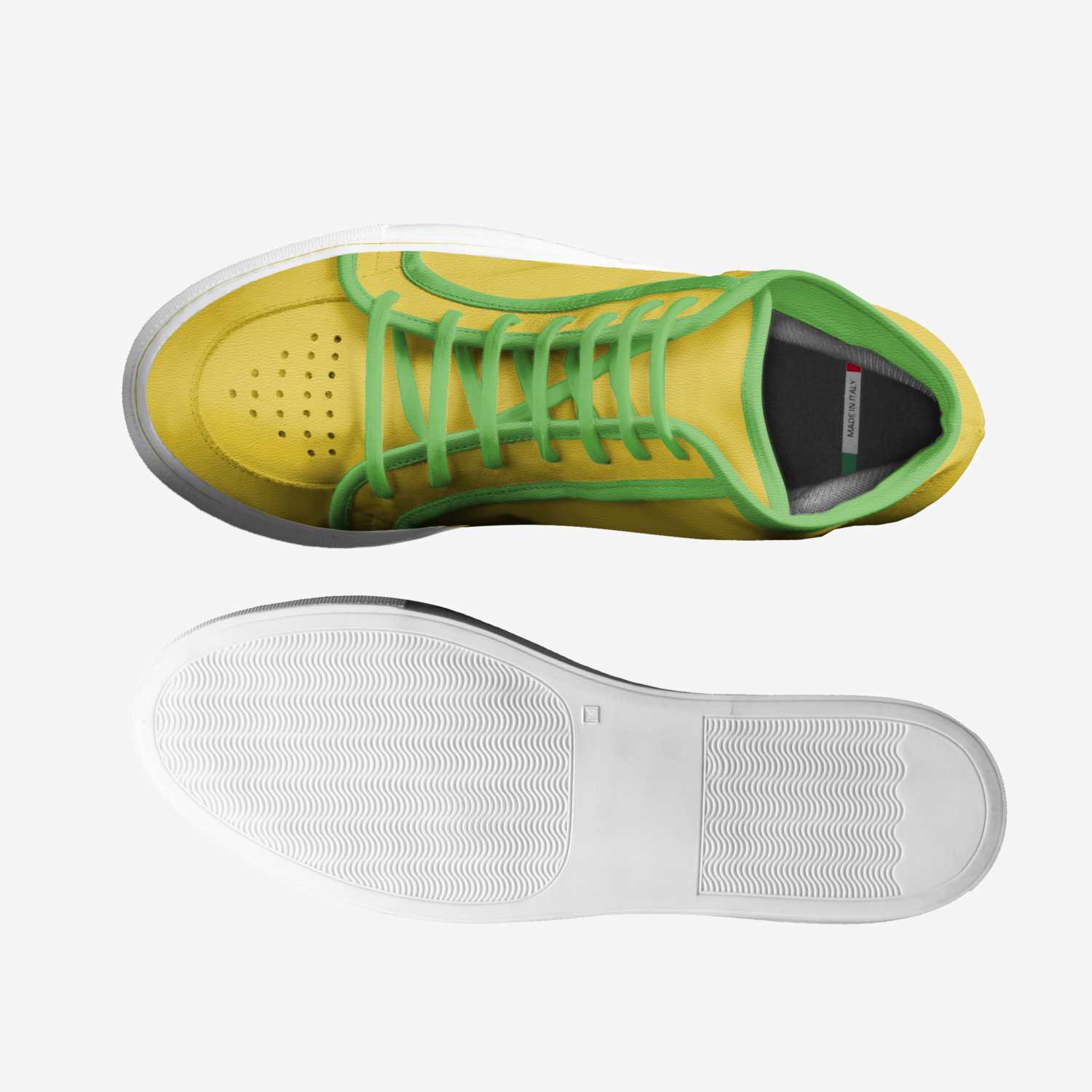 Hempful Farms 1 custom made in Italy shoes by Chris Martin | Top view