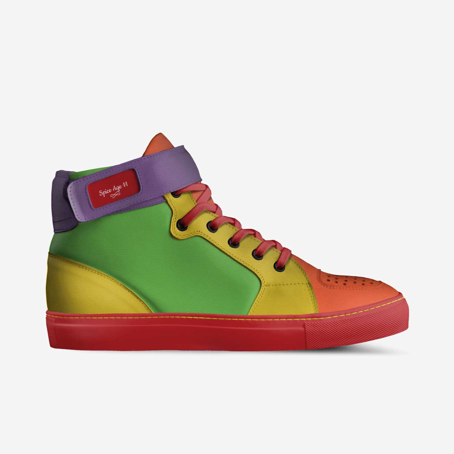 Spice Age 11 custom made in Italy shoes by Latarius Sawyer | Side view
