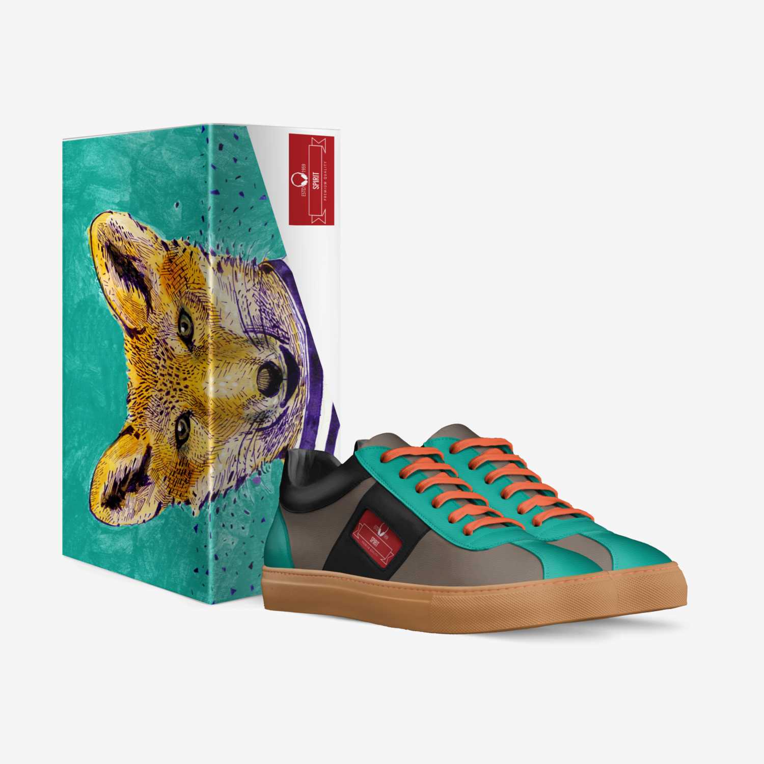 Spirit custom made in Italy shoes by Sharea Evans | Box view