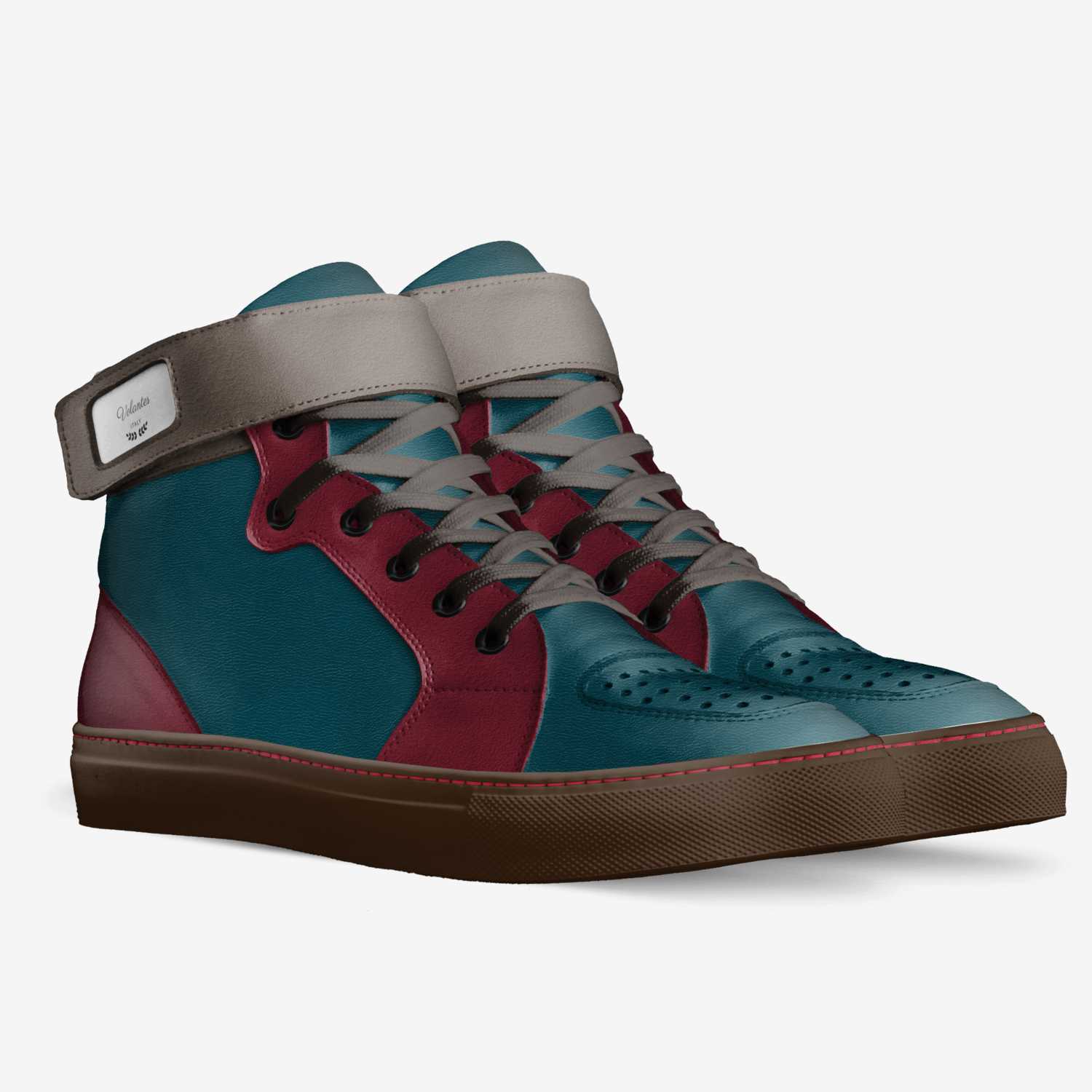 Volantes custom made in Italy shoes by Vernessa Volante Spuyt | Double view