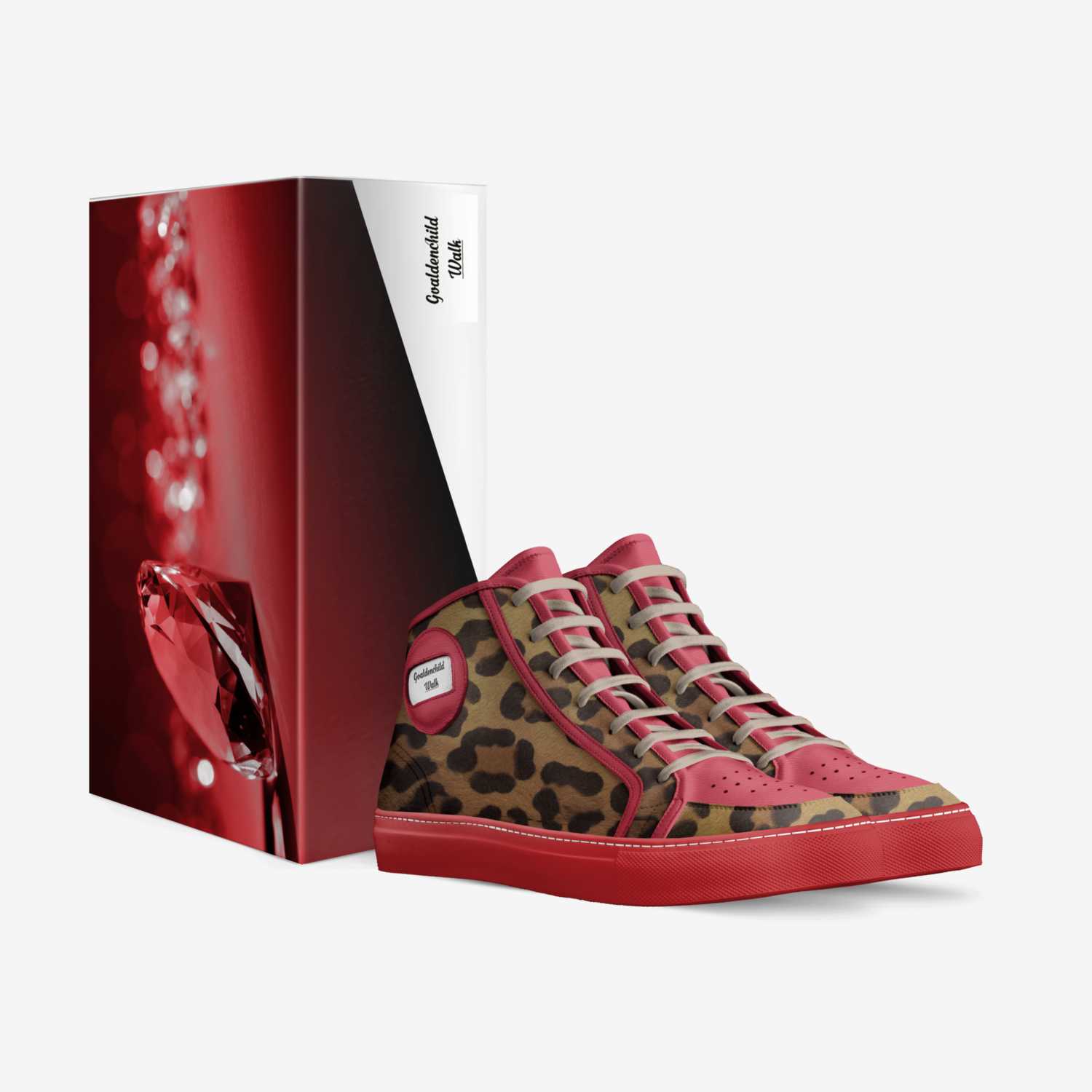 Goaldenchild walk  custom made in Italy shoes by Tamara Hammond | Box view