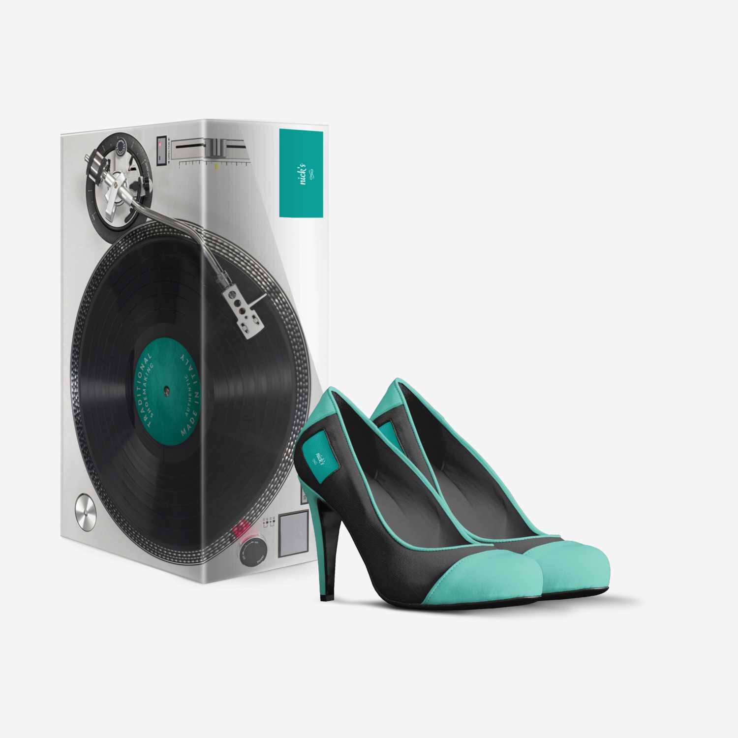 nick's custom made in Italy shoes by Nick Elias | Box view