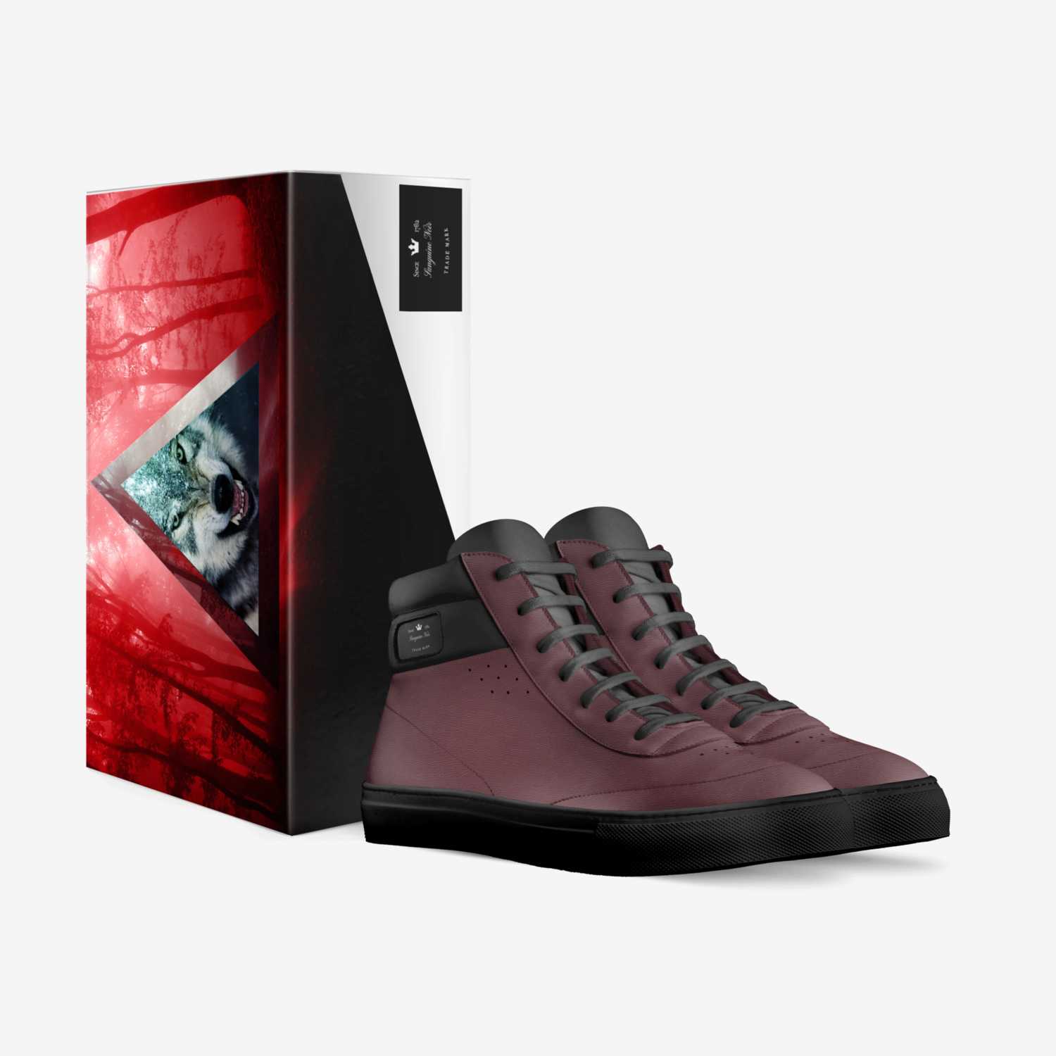 Sanguine Noir custom made in Italy shoes by Steve Salinas | Box view