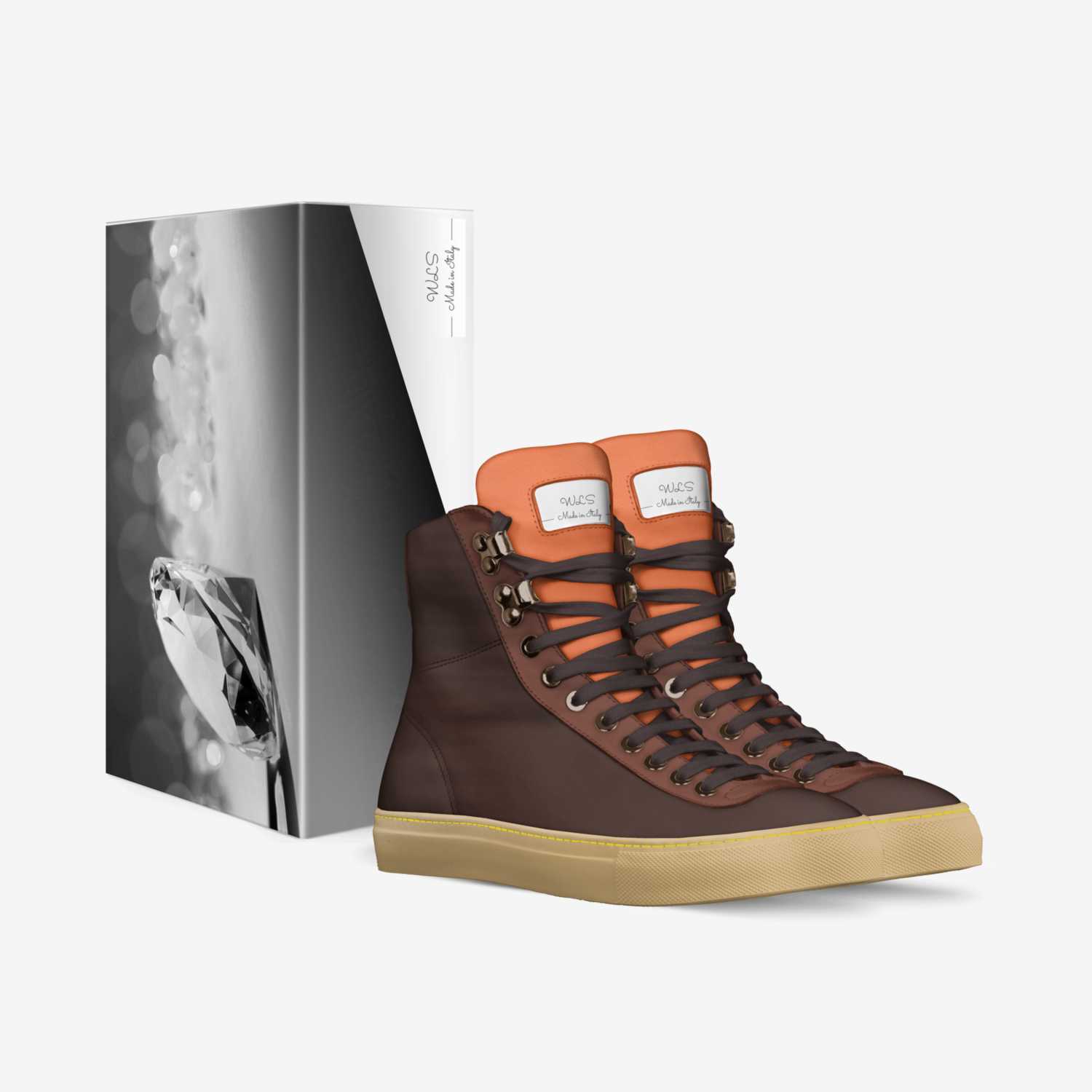 WLS custom made in Italy shoes by Joshua Logan | Box view