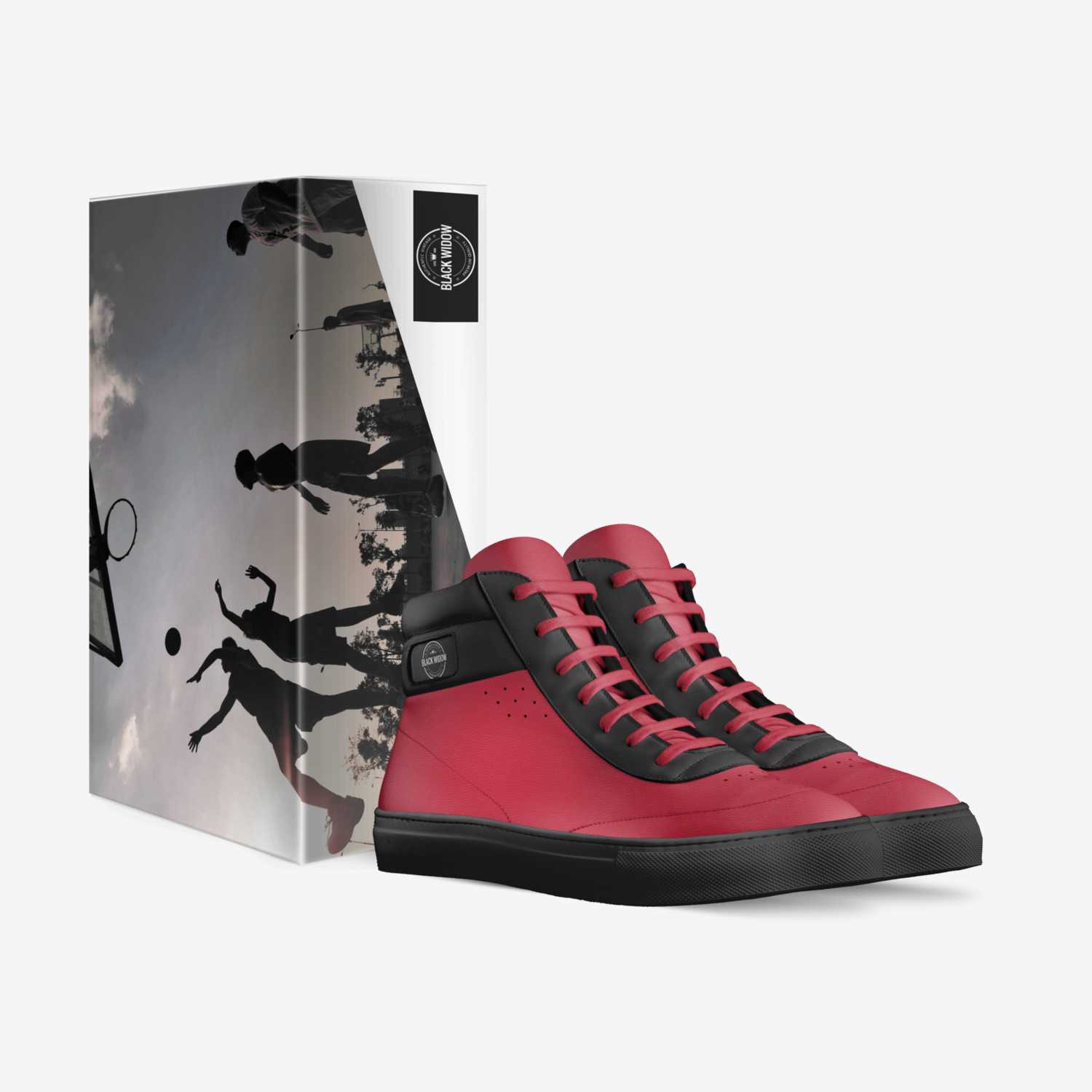 Black Widow custom made in Italy shoes by Lash Noks | Box view