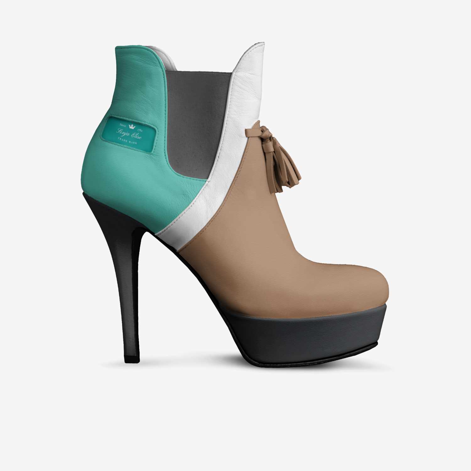 Sonja Elise custom made in Italy shoes by Queen Diva | Side view