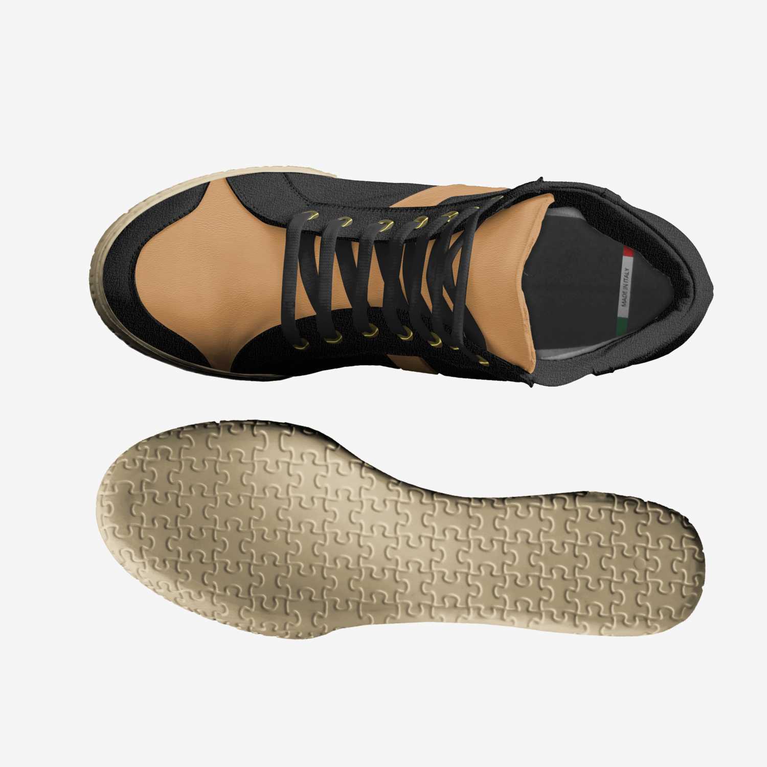 Kosmoz  custom made in Italy shoes by Tayvon Johnson | Top view