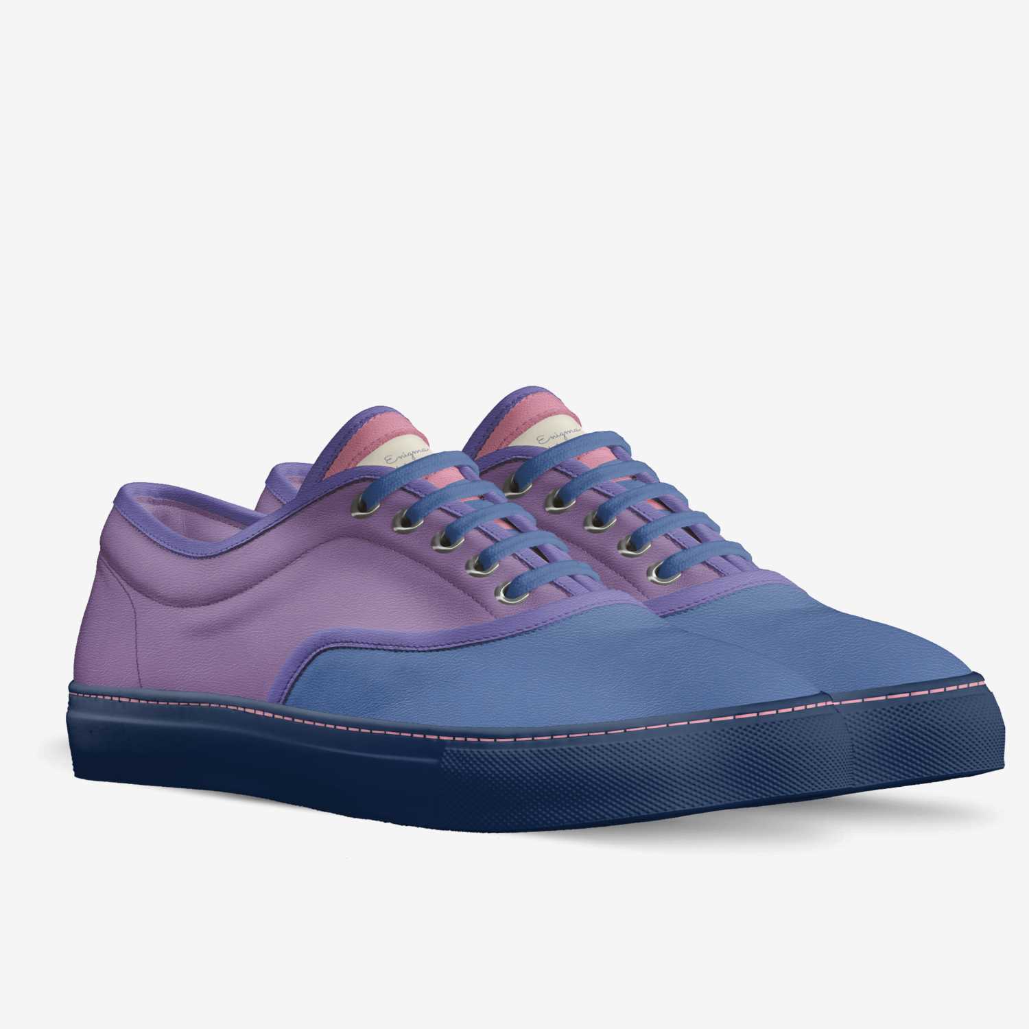 Enigma custom made in Italy shoes by Danielle Blackwell | Double view
