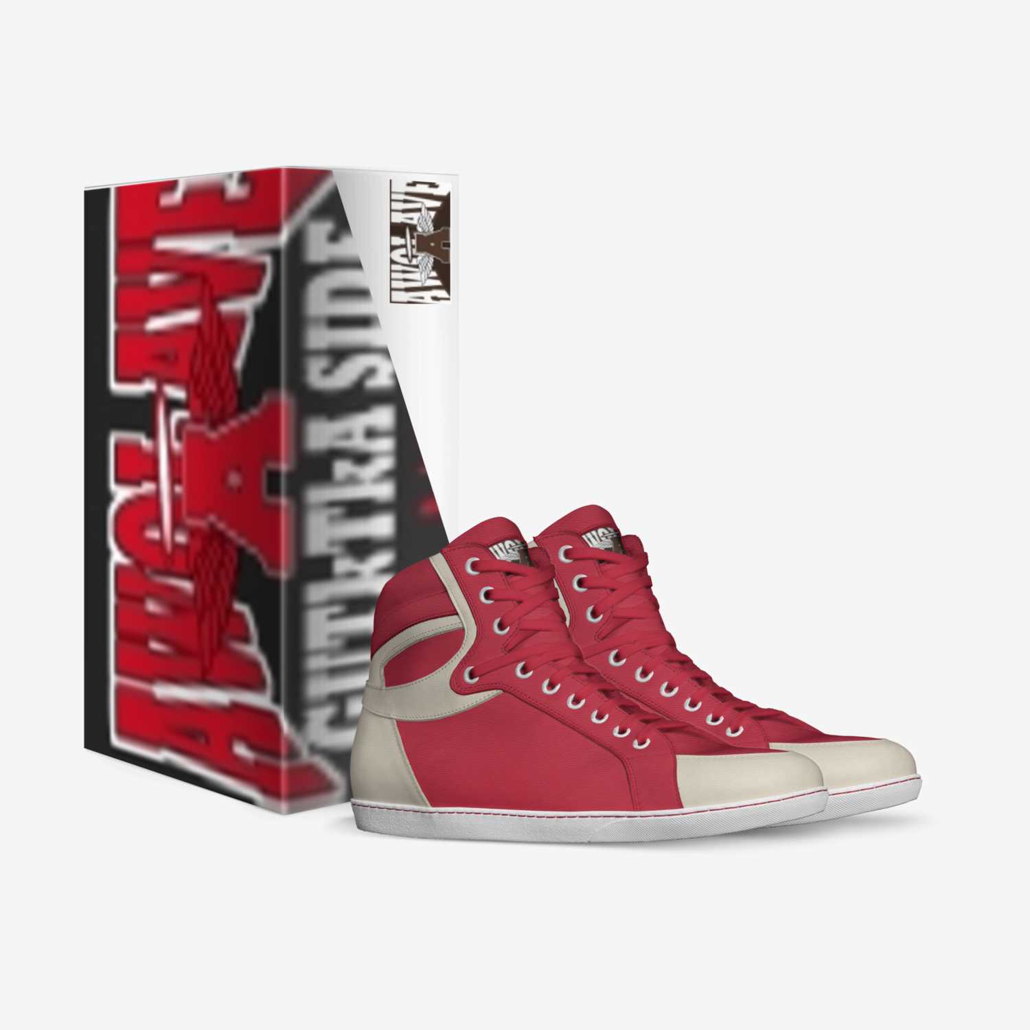 AWOL AVE GUTTASIDE custom made in Italy shoes by Daters Griffin , Iv | Box view