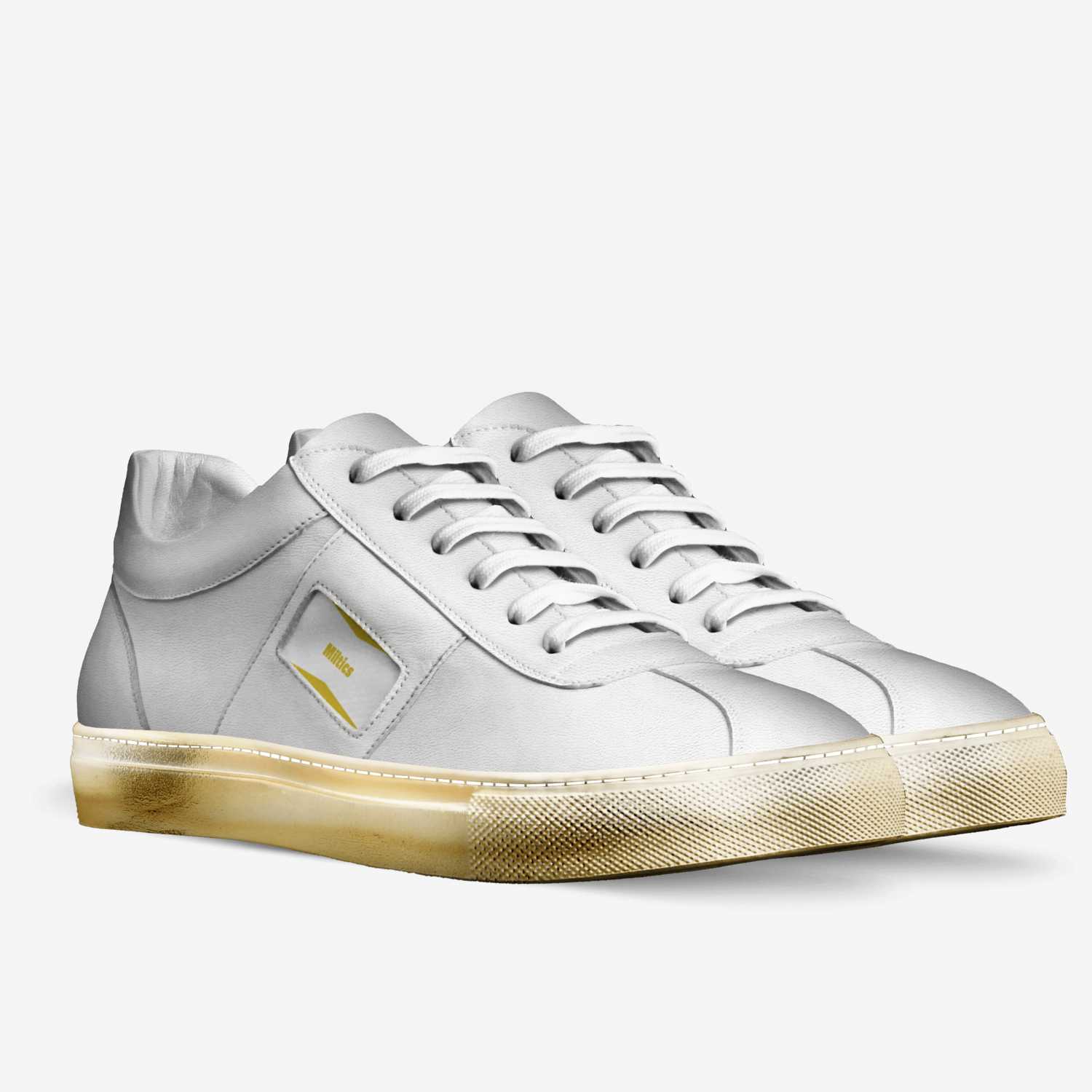 Miltics  custom made in Italy shoes by James Naylor | Double view