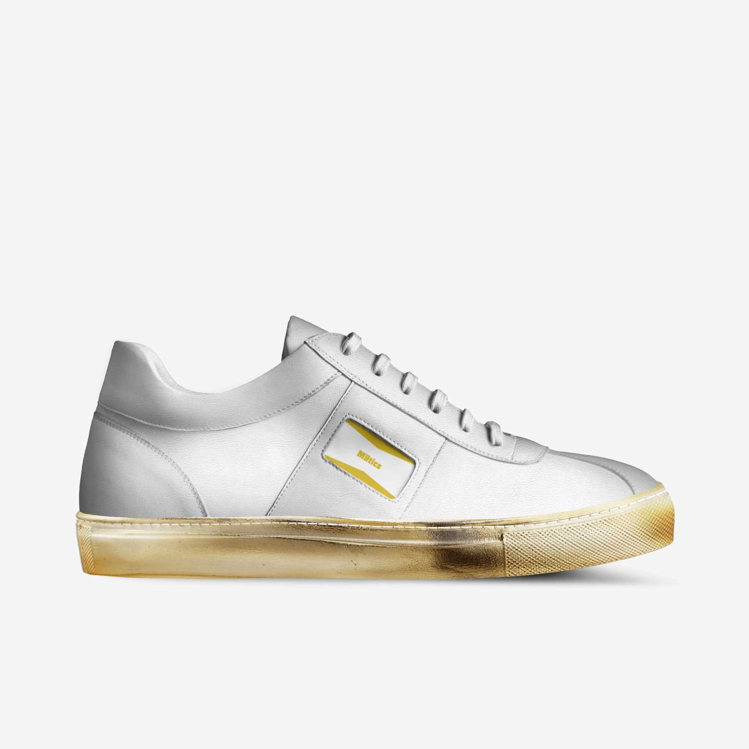 Miltics  custom made in Italy shoes by James Naylor | Side view