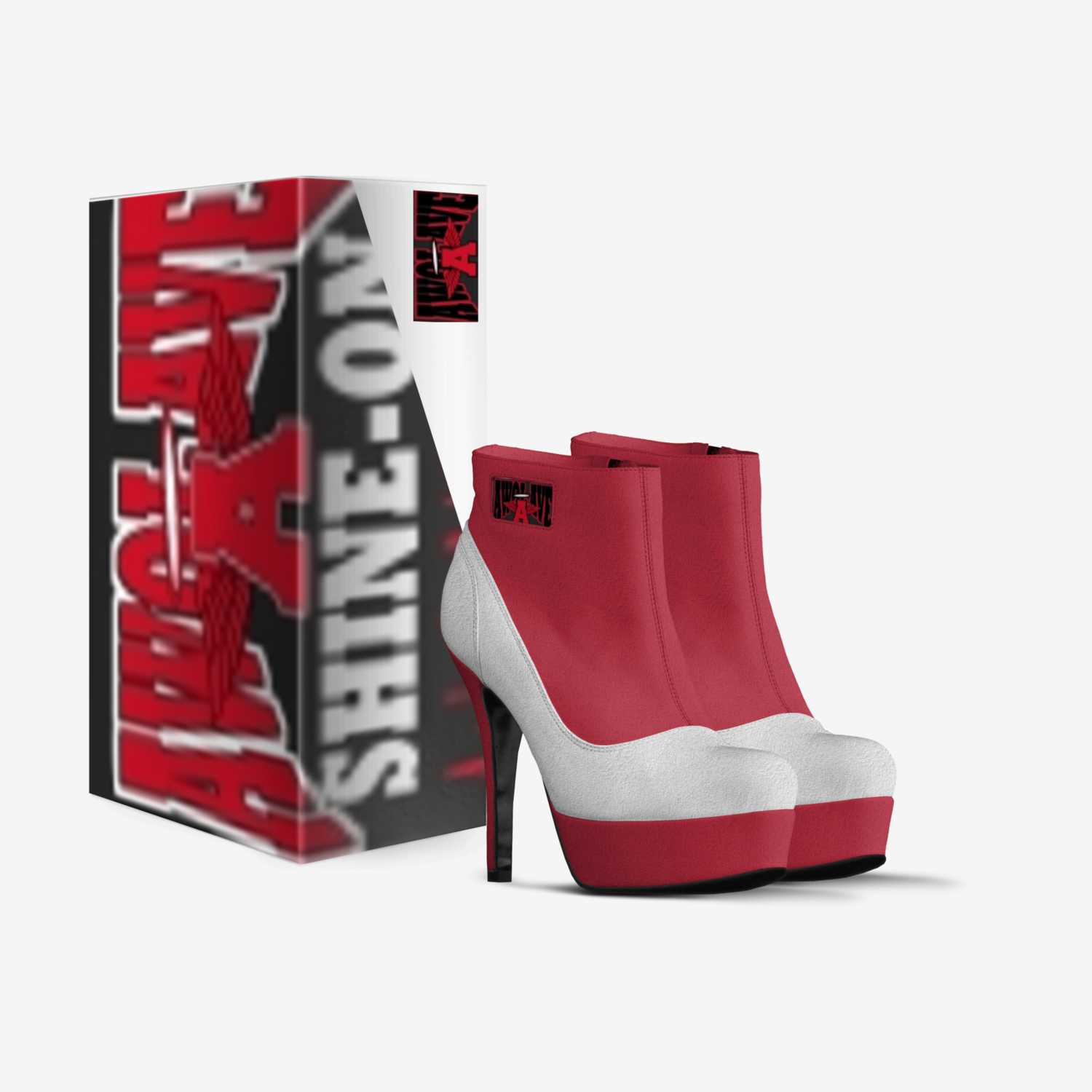 AWOL AVE SHINE-ON custom made in Italy shoes by Daters Griffin , Iv | Box view