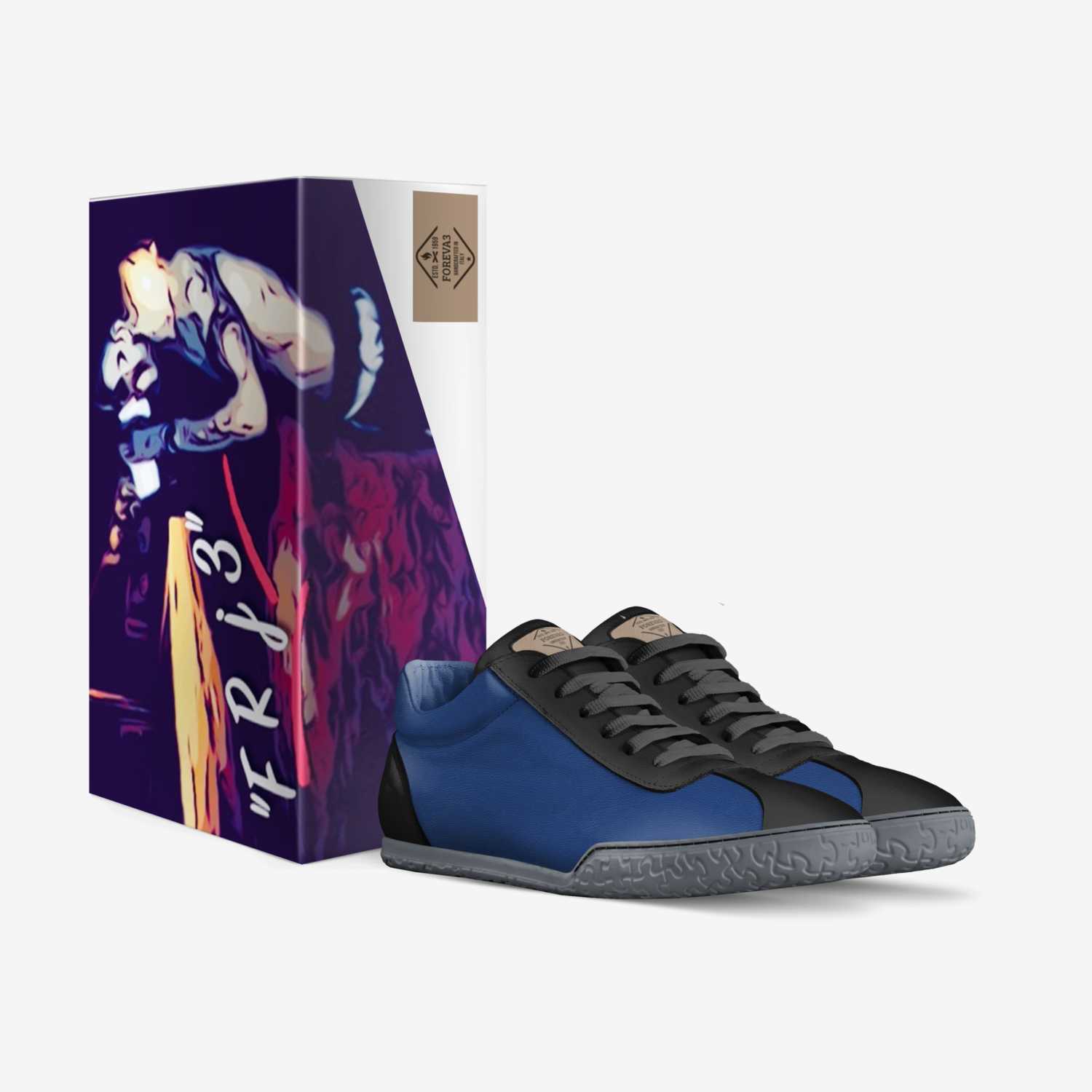 Foreva3 custom made in Italy shoes by Jarvis Chism | Box view