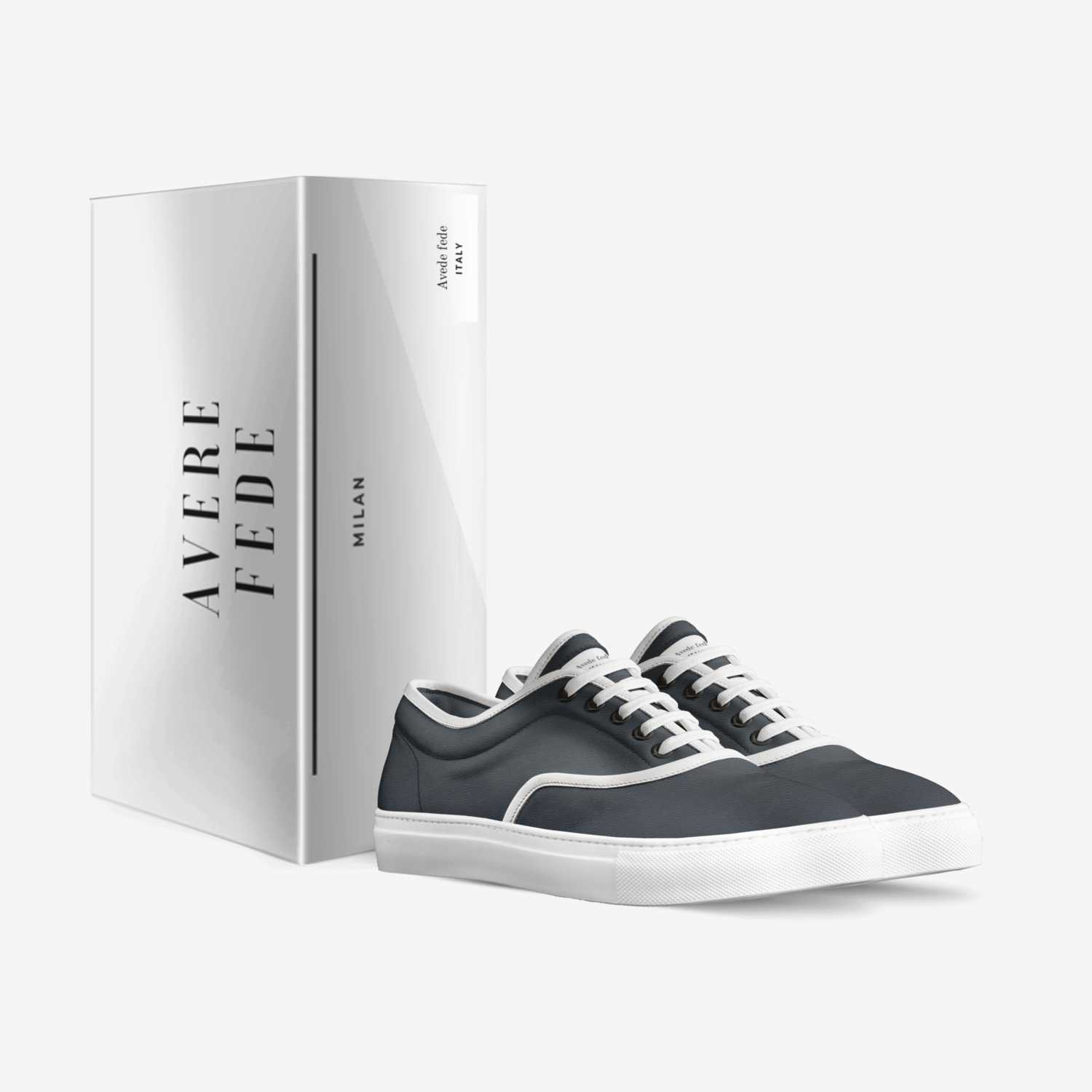 Avede fede custom made in Italy shoes by Joanna Williams | Box view