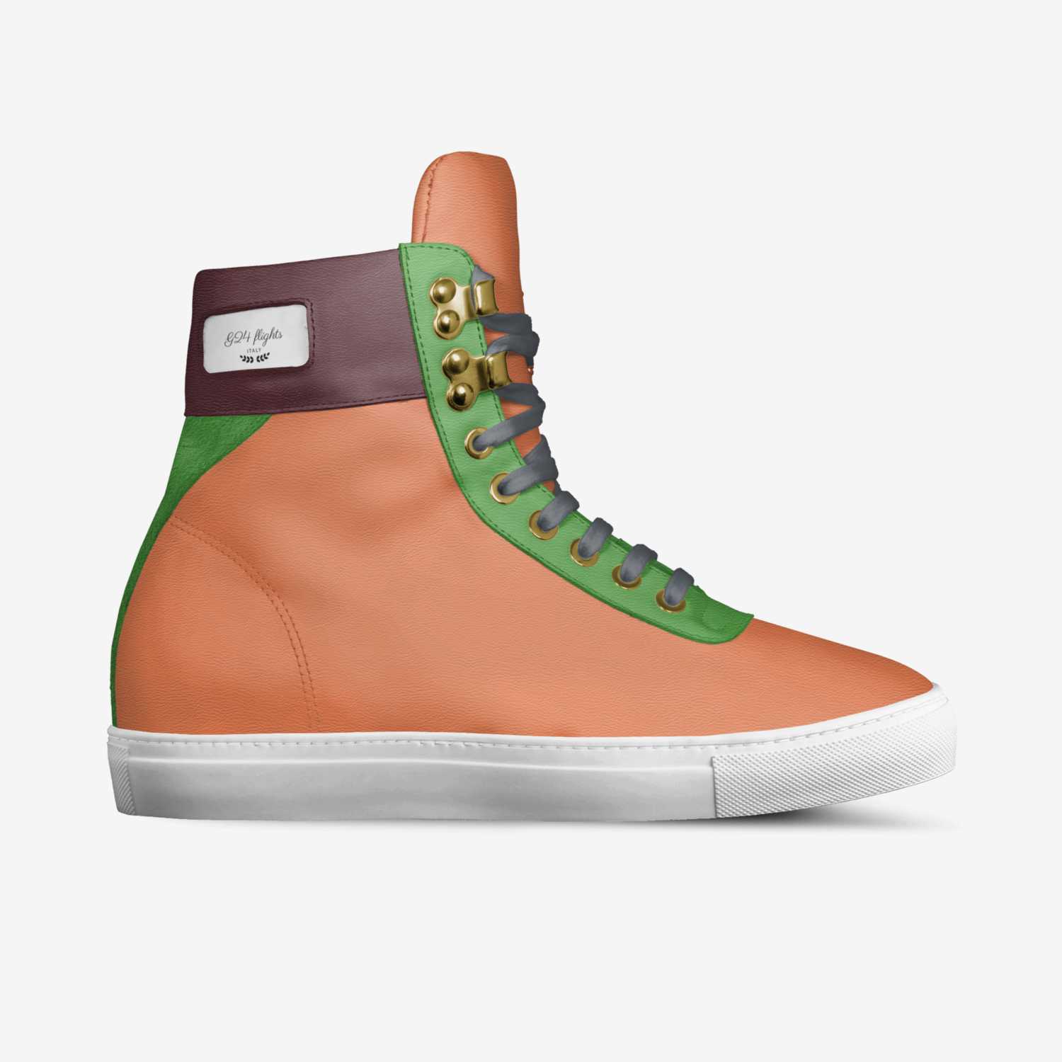 G24 flights custom made in Italy shoes by James Pelzer | Side view
