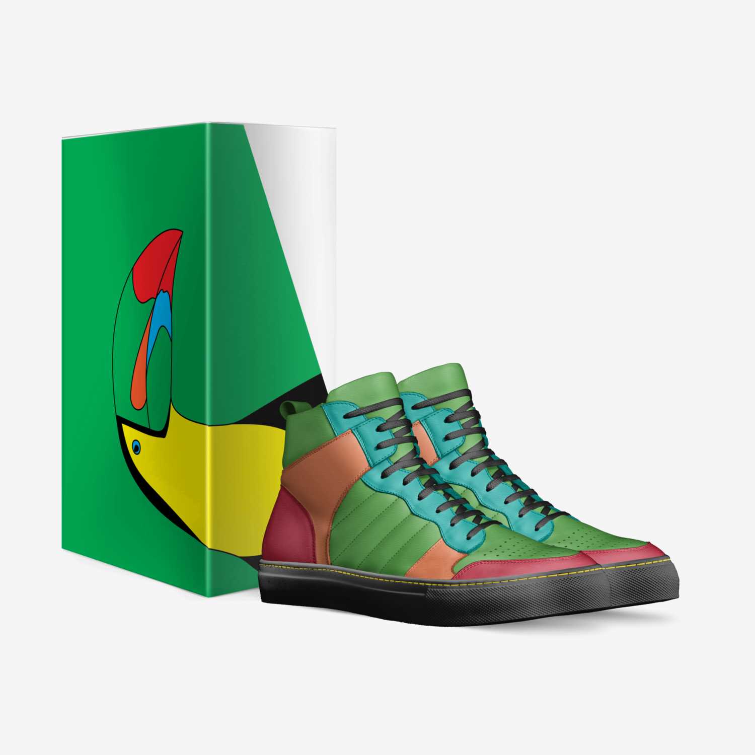 Keel-billed custom made in Italy shoes by Ranique Leslie | Box view