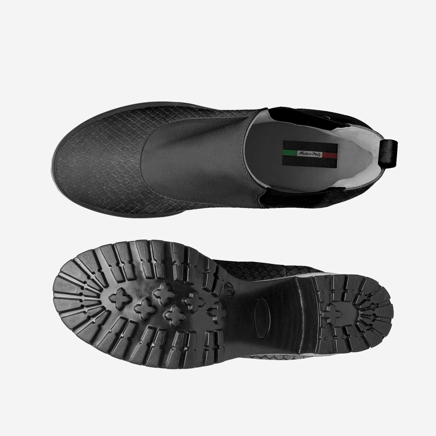 Brigette Boot (Black) artisan made in Italy shoes by Christian Soles Collection