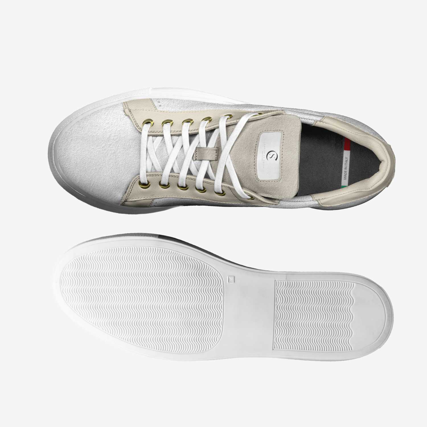 Simplicity Sneaker (Beige) artisan made in Italy shoes by Christian Soles Collection