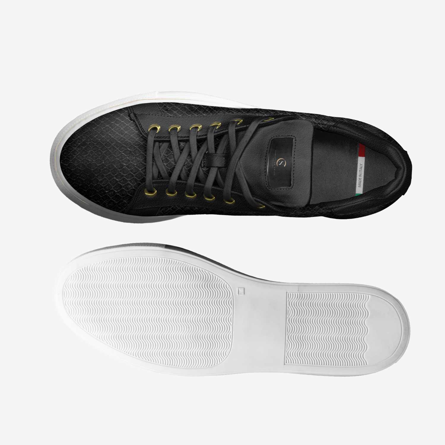 Simplicity Sneaker (Black) custom made classic skaters Simplicity Sneaker (Black) artisan made in Italy shoes by Christian Soles Collection
