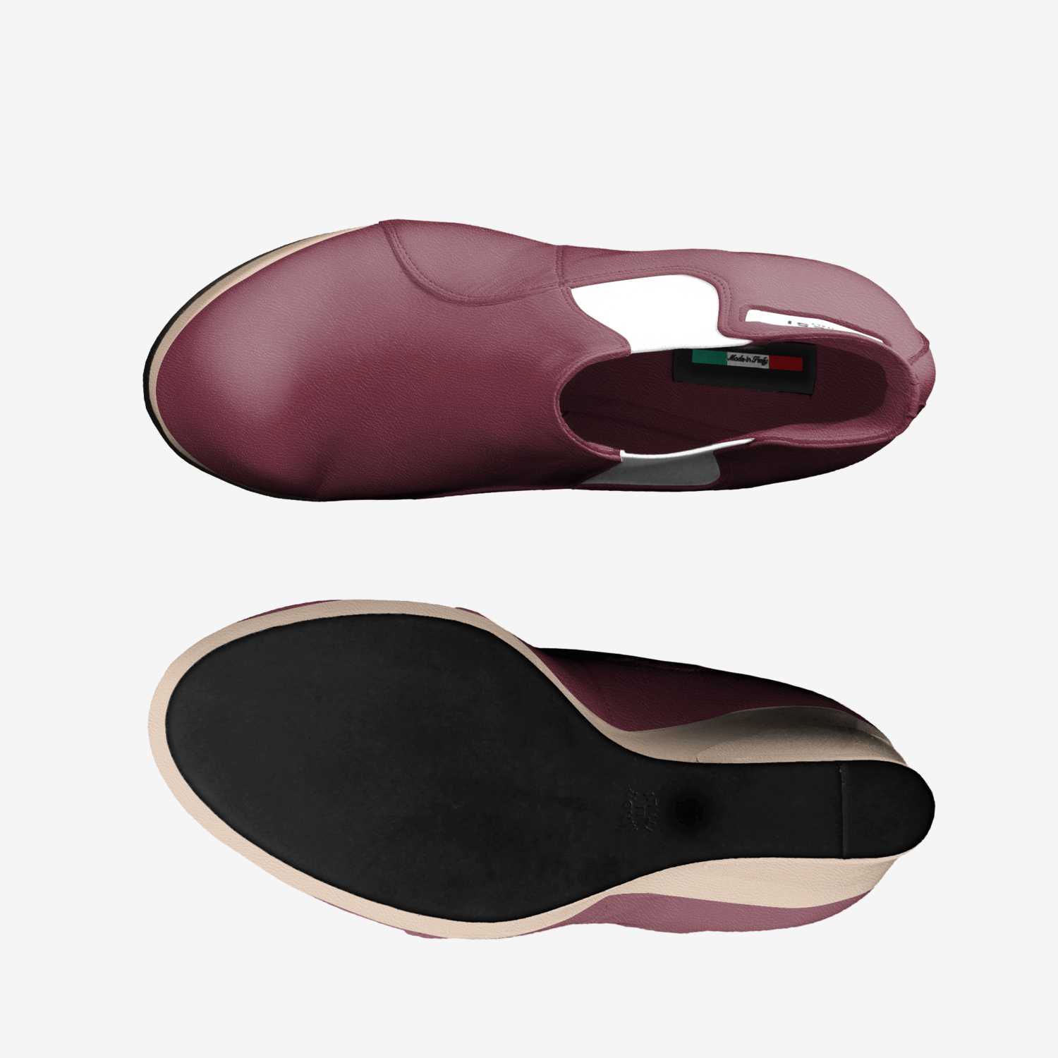 Alesi Wedge custom made classic skaters Alesi Wedge artisan made in Italy shoes by Lonanthony Parker