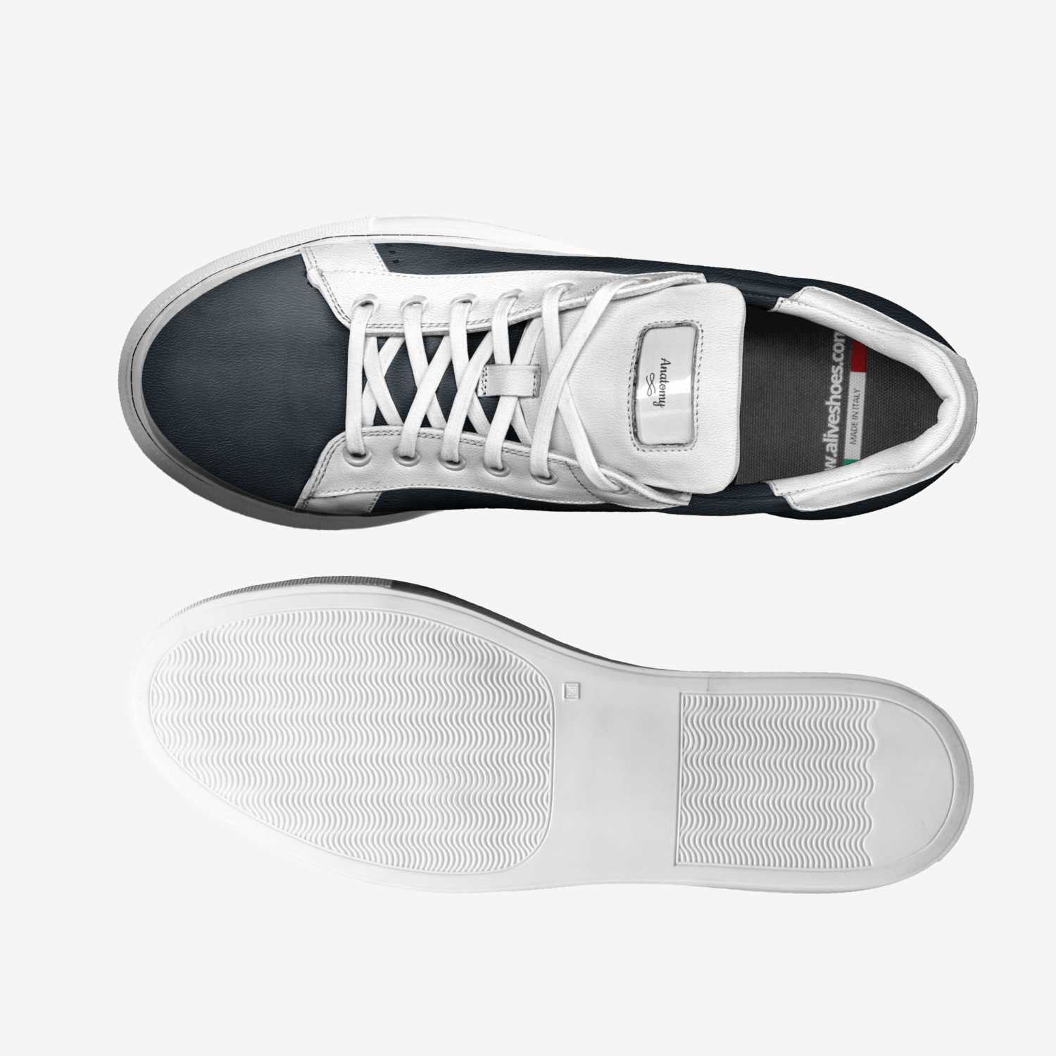 Anatomy custom made classic skaters Anatomy artisan made in Italy shoes by Skarr Akbar