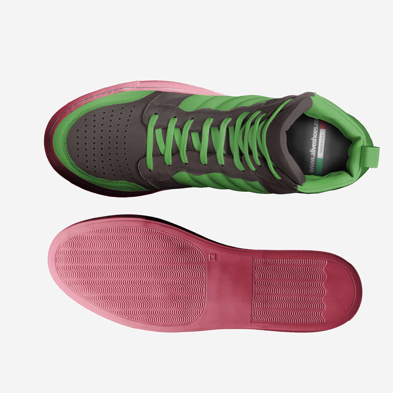 Area 51 custom made classic skaters Area 51 artisan made in Italy shoes by Grace Deck
