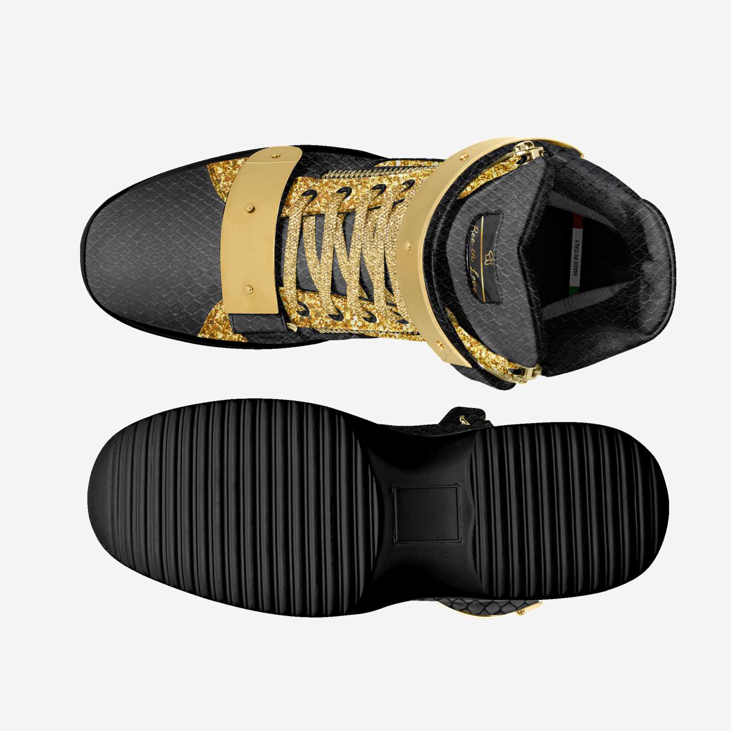 Bee in Love custom made classic skaters Bee in Love artisan made in Italy shoes by Breanna Borrelli