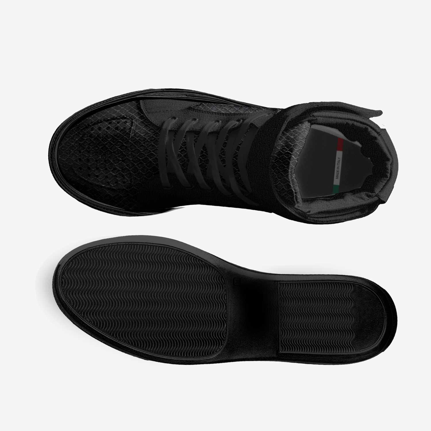 Black Ice custom made classic skaters Black Ice artisan made in Italy shoes by Angel Lee