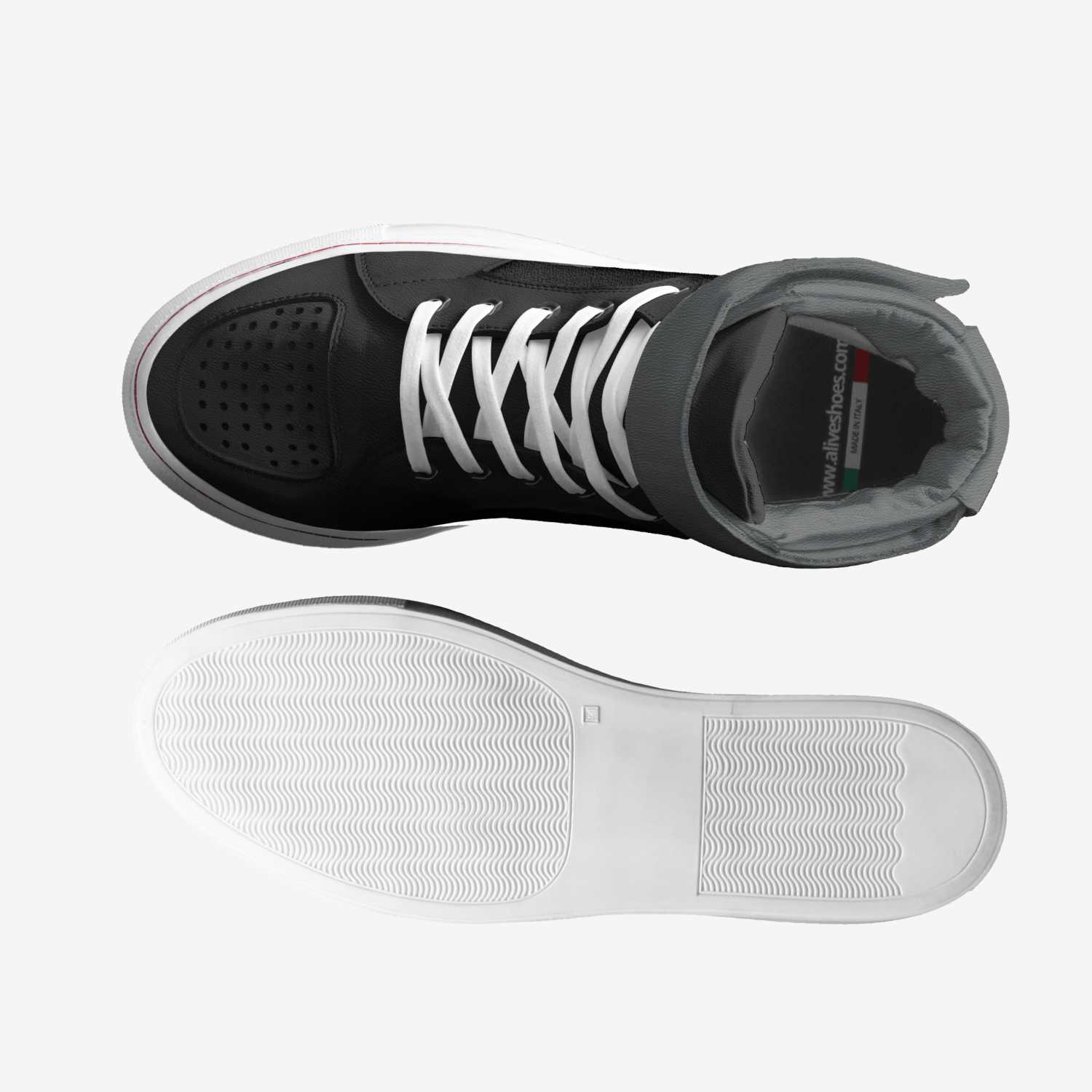 black knight custom made classic skaters black knight artisan made in Italy shoes by Makis Mell