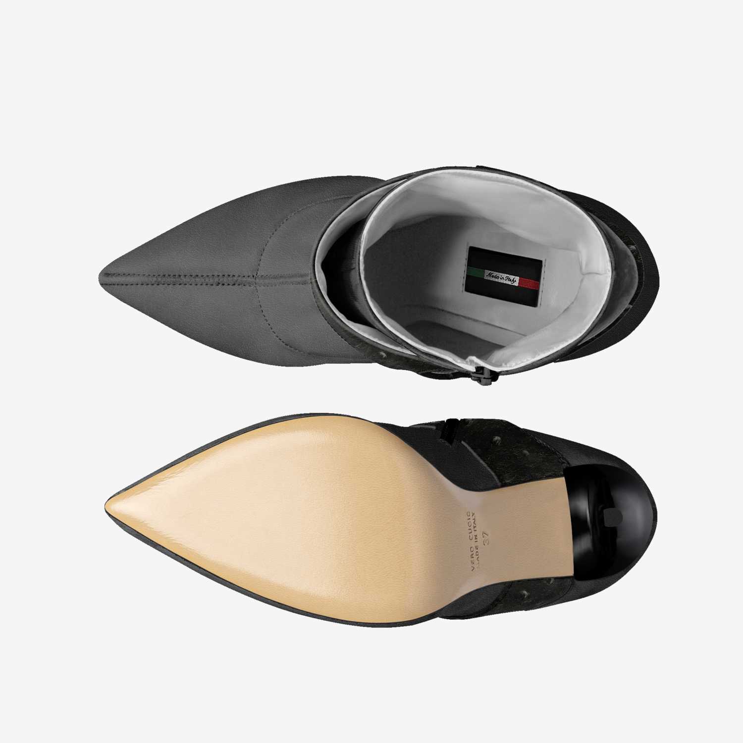 Black Link artisan made in Italy shoes by Shamika Yolanda Pompey